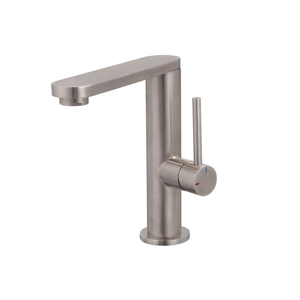Monomando Lavamanos Veroli Inox Satinado-2