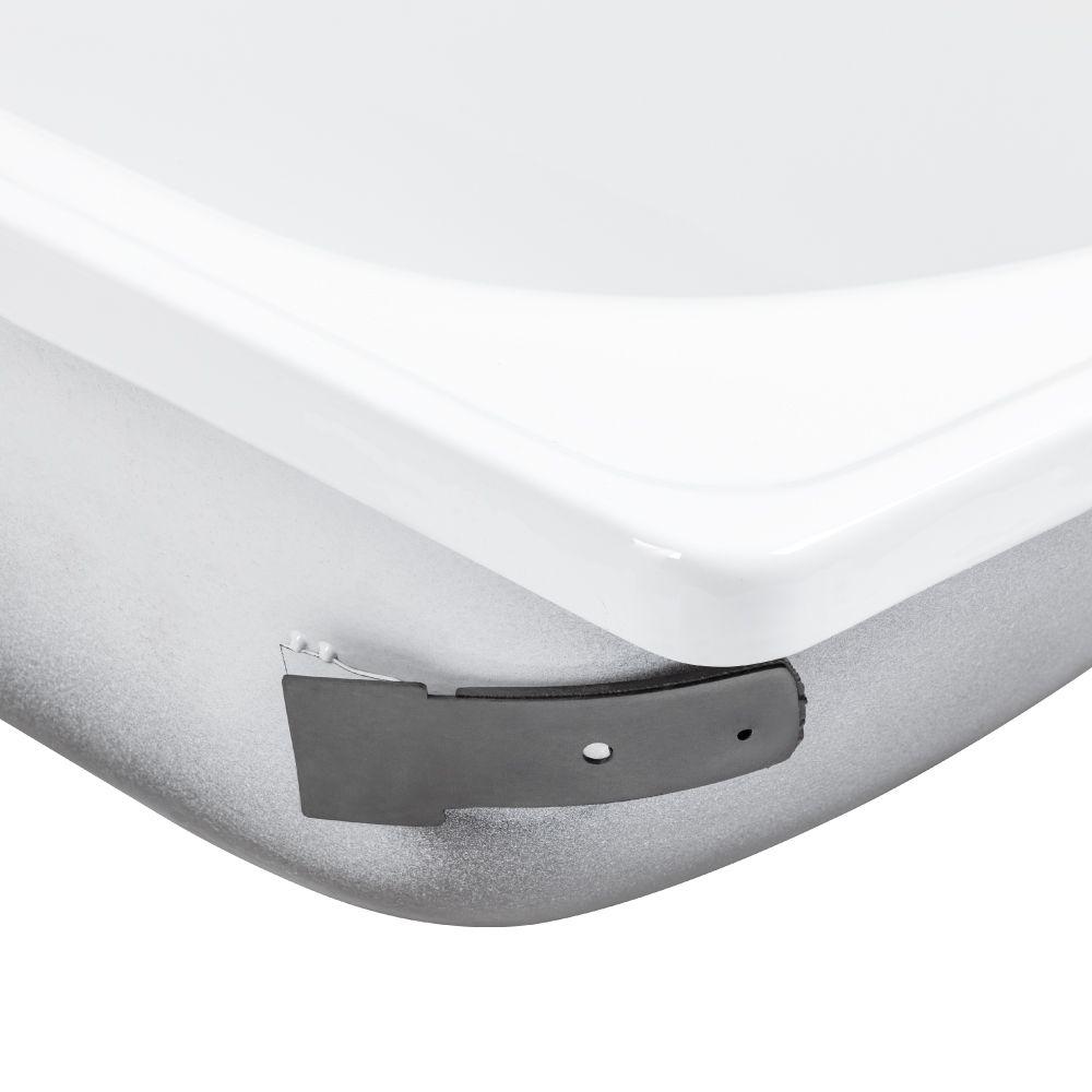 Tina Acero Esmaltado 100x70x36 Con antideslizante Artemisa-3