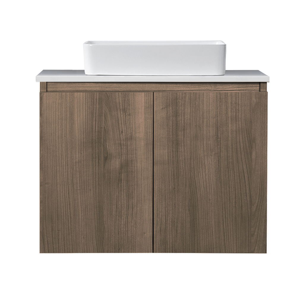 Mueble Vanitorio Sobre Cubierta Rectangular Completo 80x46 cm Ermes Lenga-7