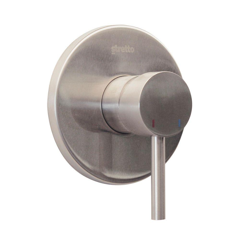 Monomando Ducha Empotrado Fiorenzo Inox Satinado-0