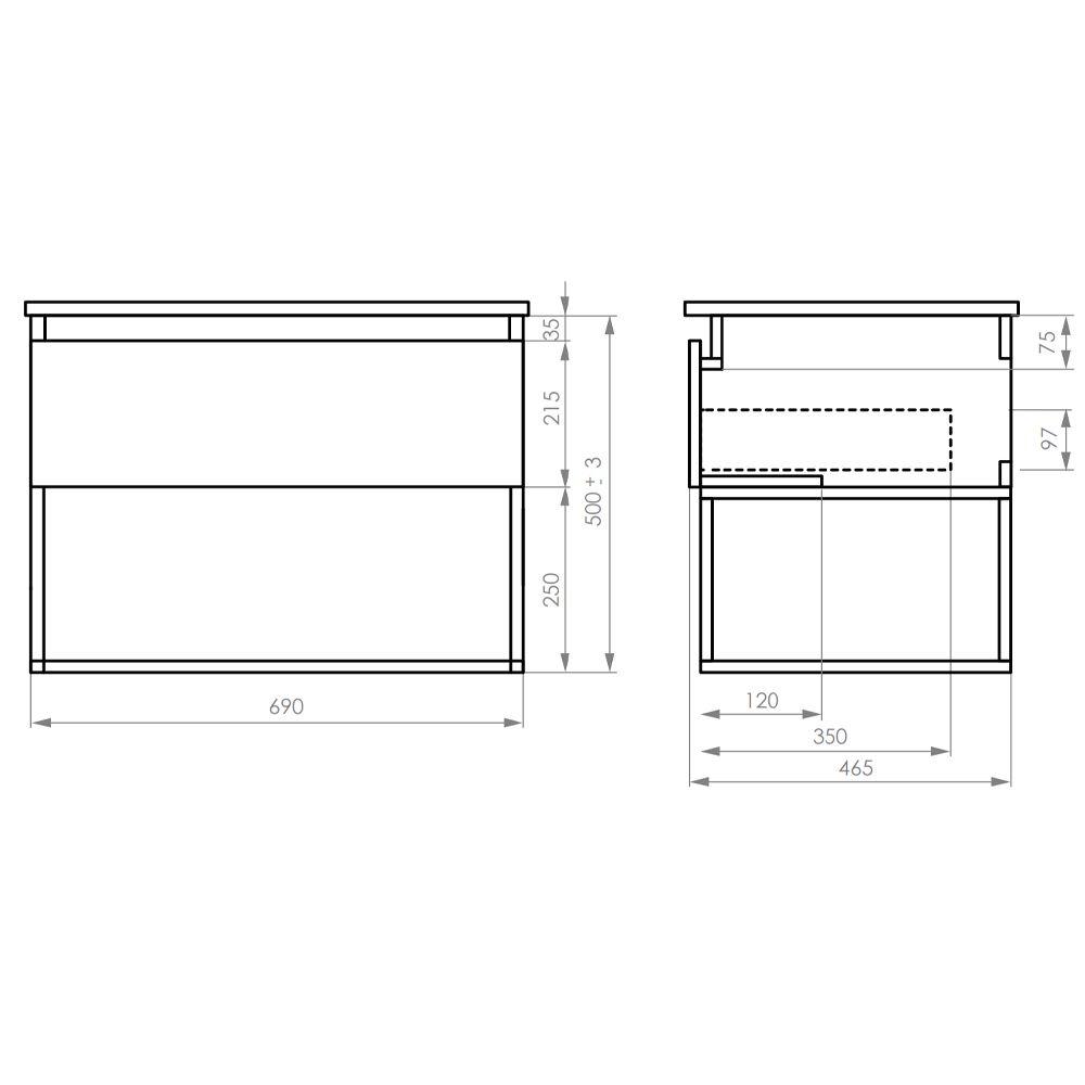 Mueble Méle 80x46 cm-3