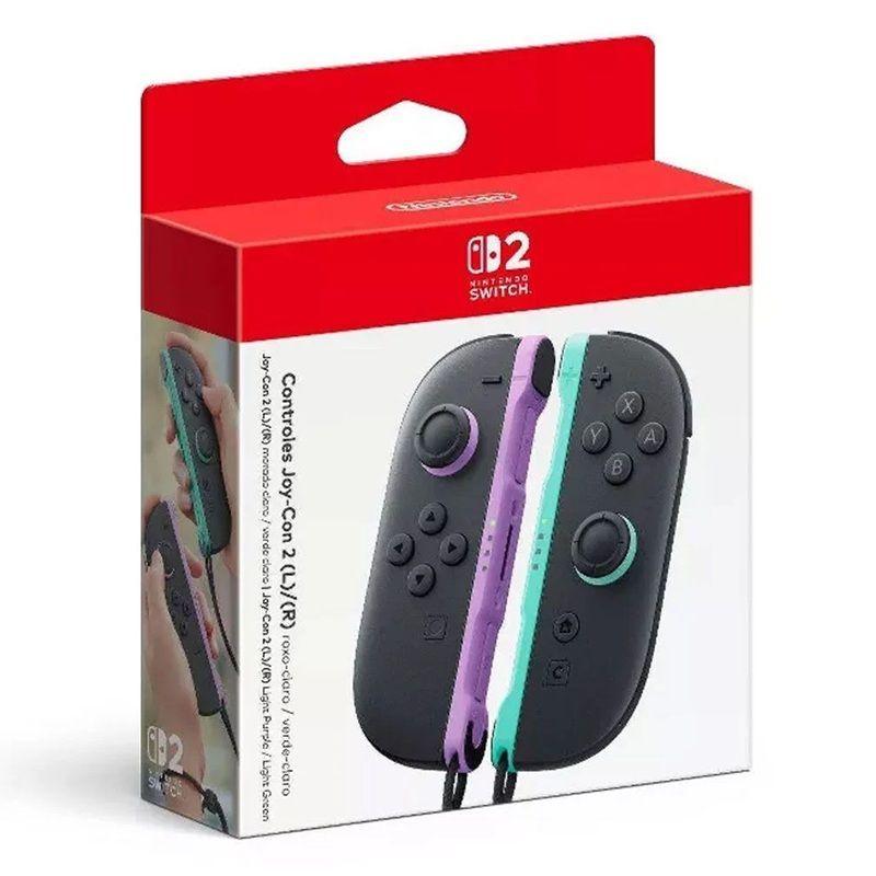 Joy Con Light Purple / Light Green Switch 2-3