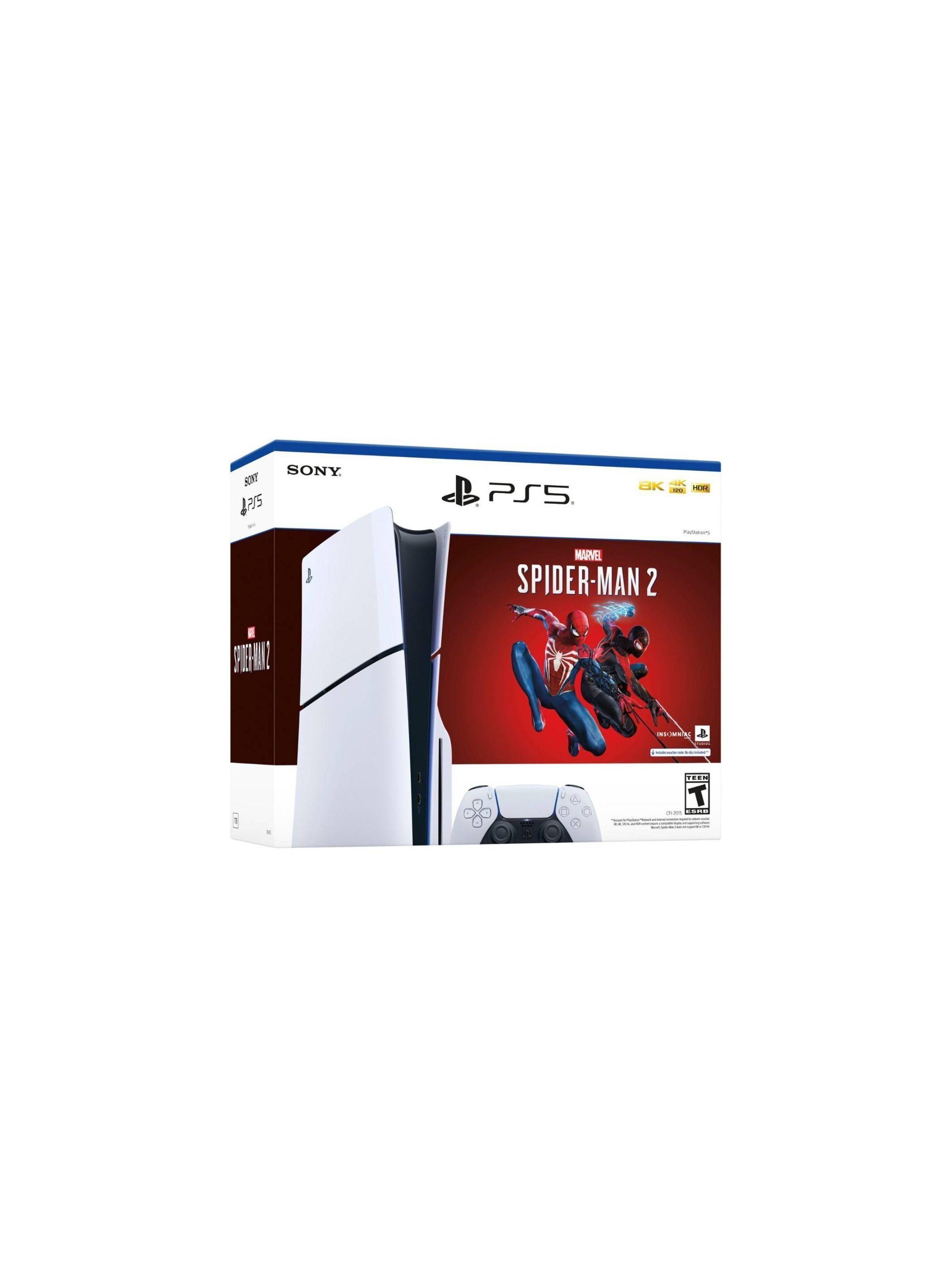 Consola Ps5 Slim 1 Tb Con Disco + Juego Spider-man 2-1