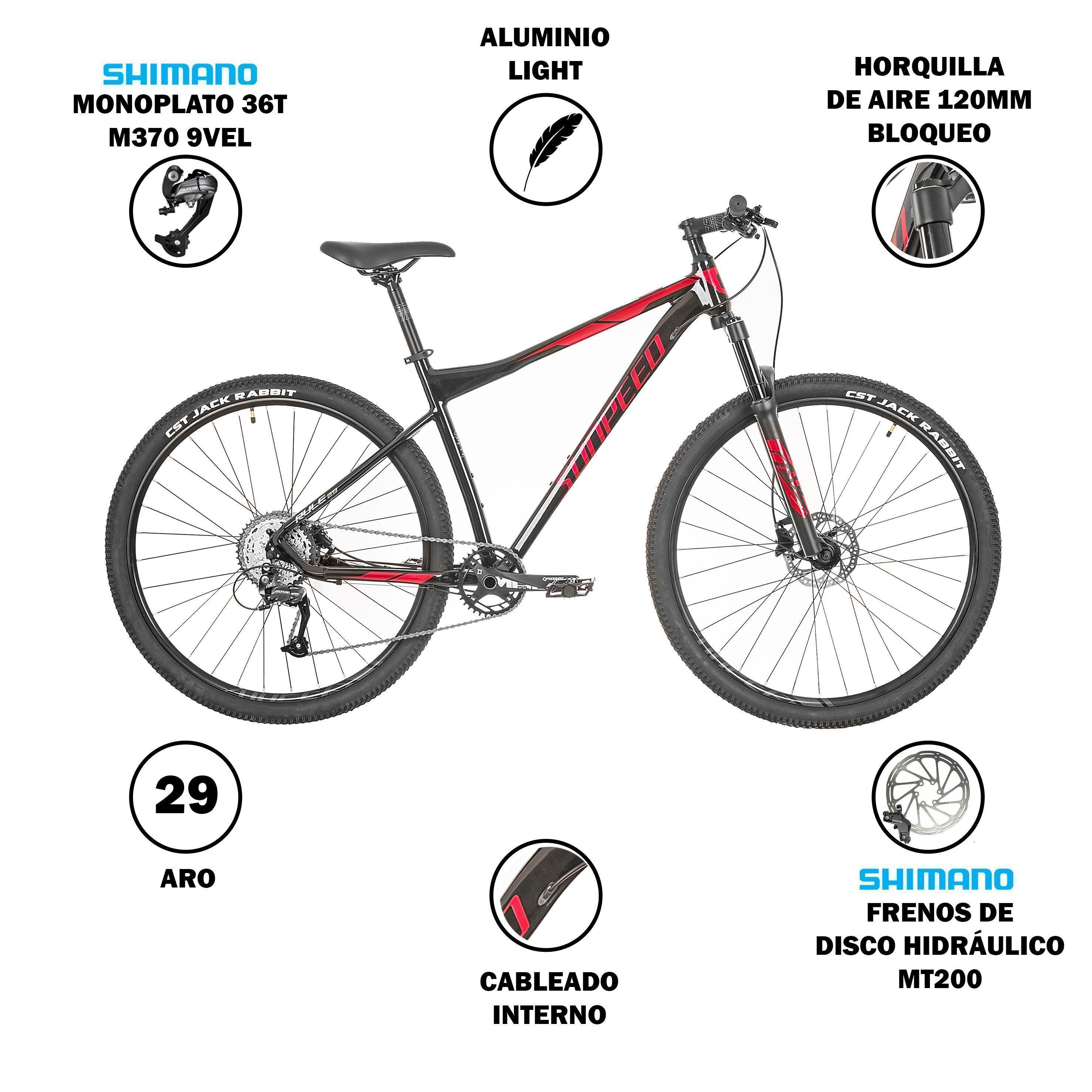 Bicicleta Sunpeed Rule Aro 29 Negra-1