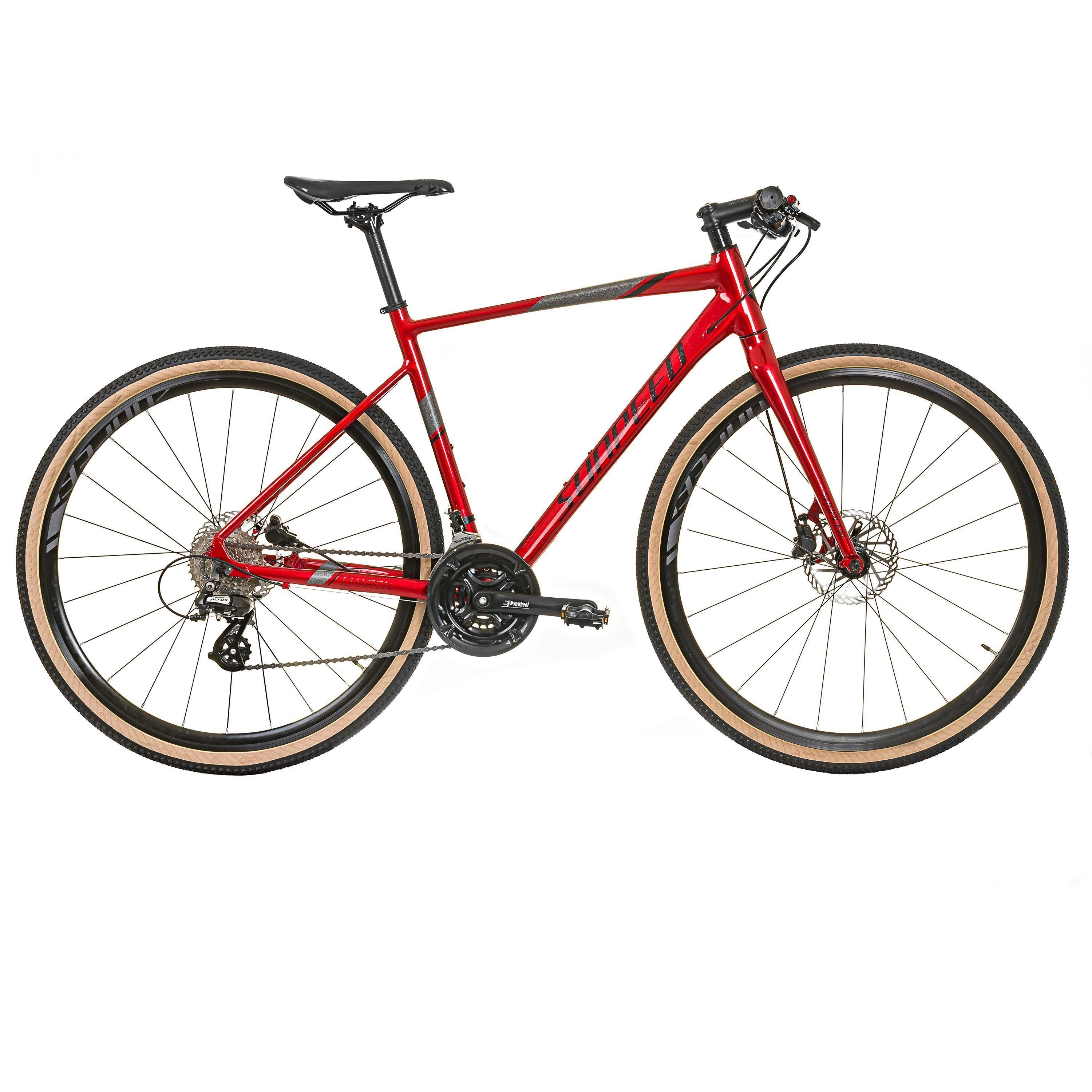 Bicicleta Sunpeed Charon Híbrida roja-0