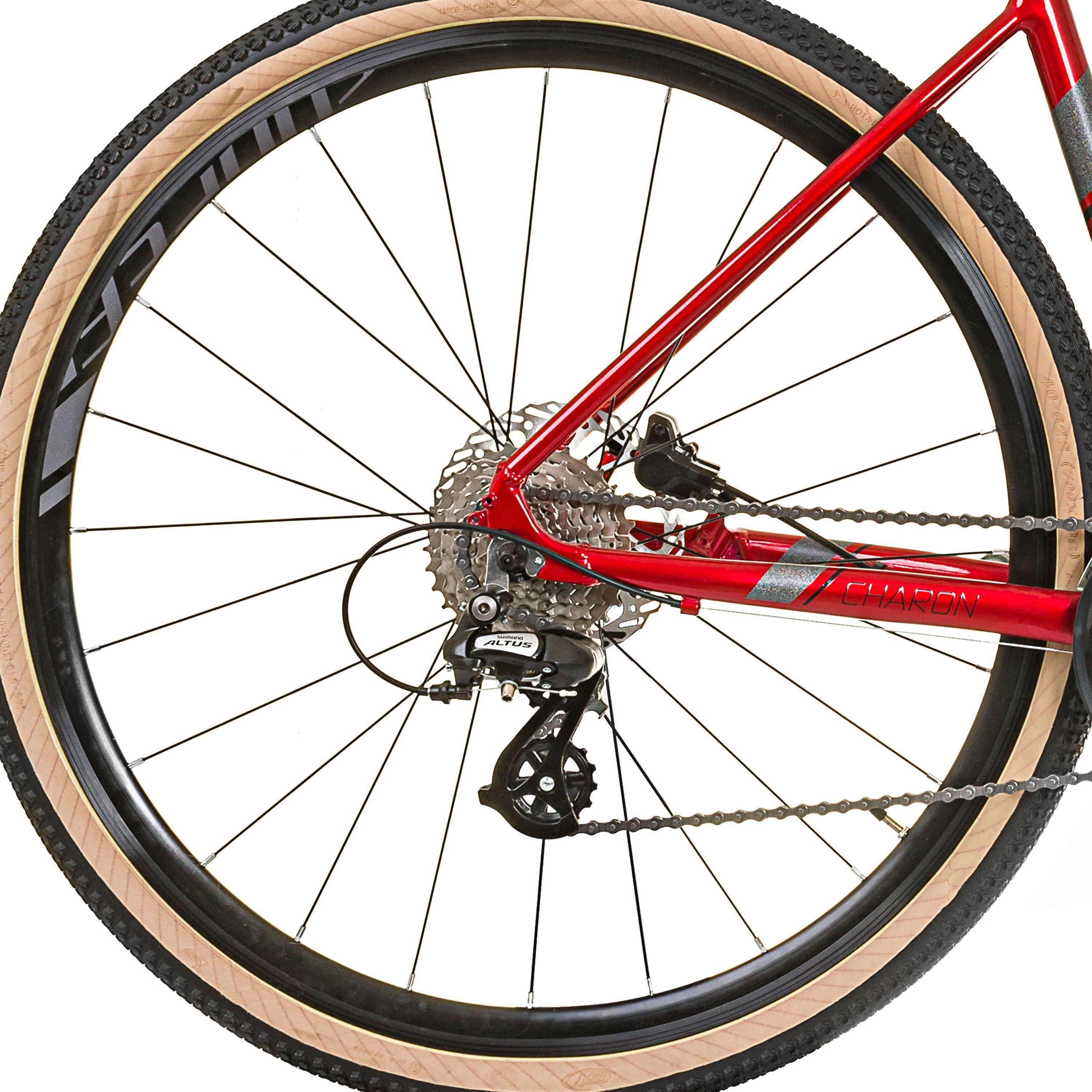 Bicicleta Sunpeed Charon Híbrida roja-4