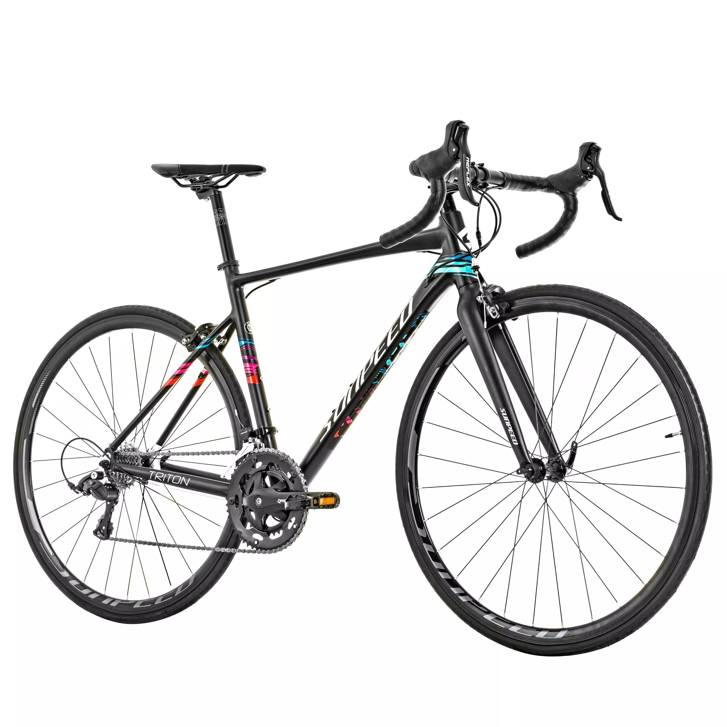 Bicicleta Sunpeed Ruta Triton Negra-2