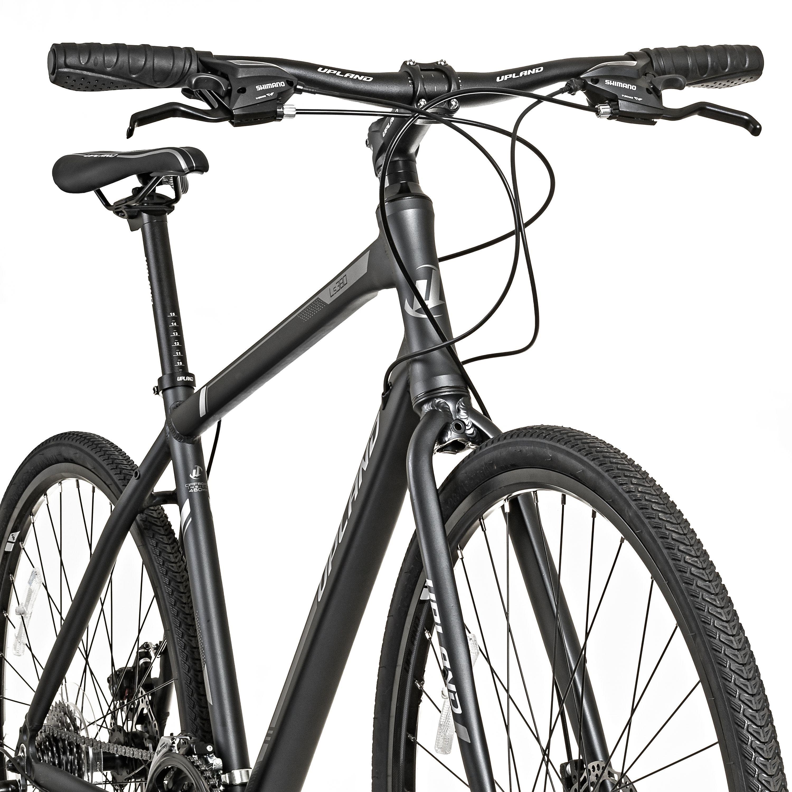 Bicicleta Upland Hibrida L380 Disco Negra-2