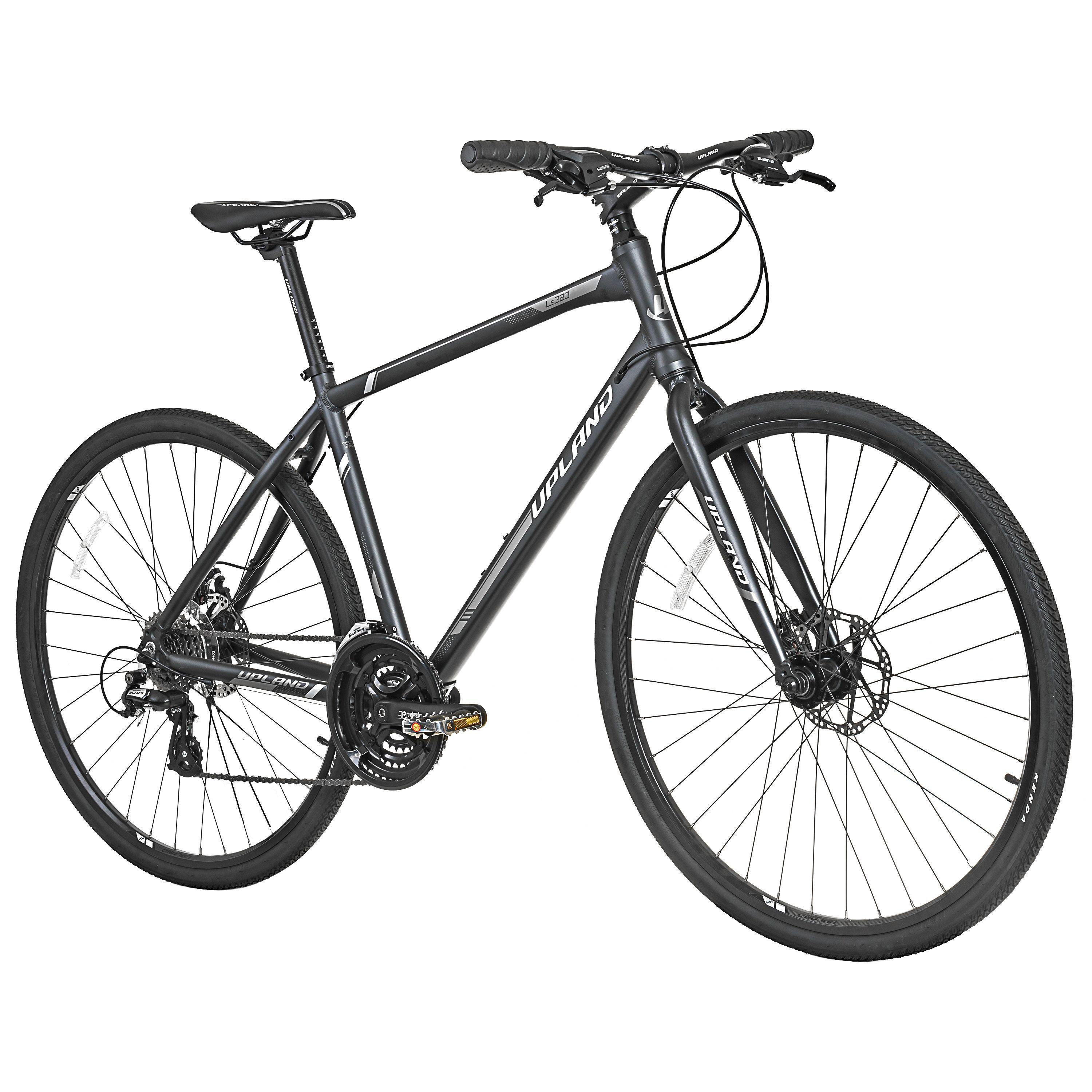 Bicicleta Upland Hibrida L380 Disco Negra-1