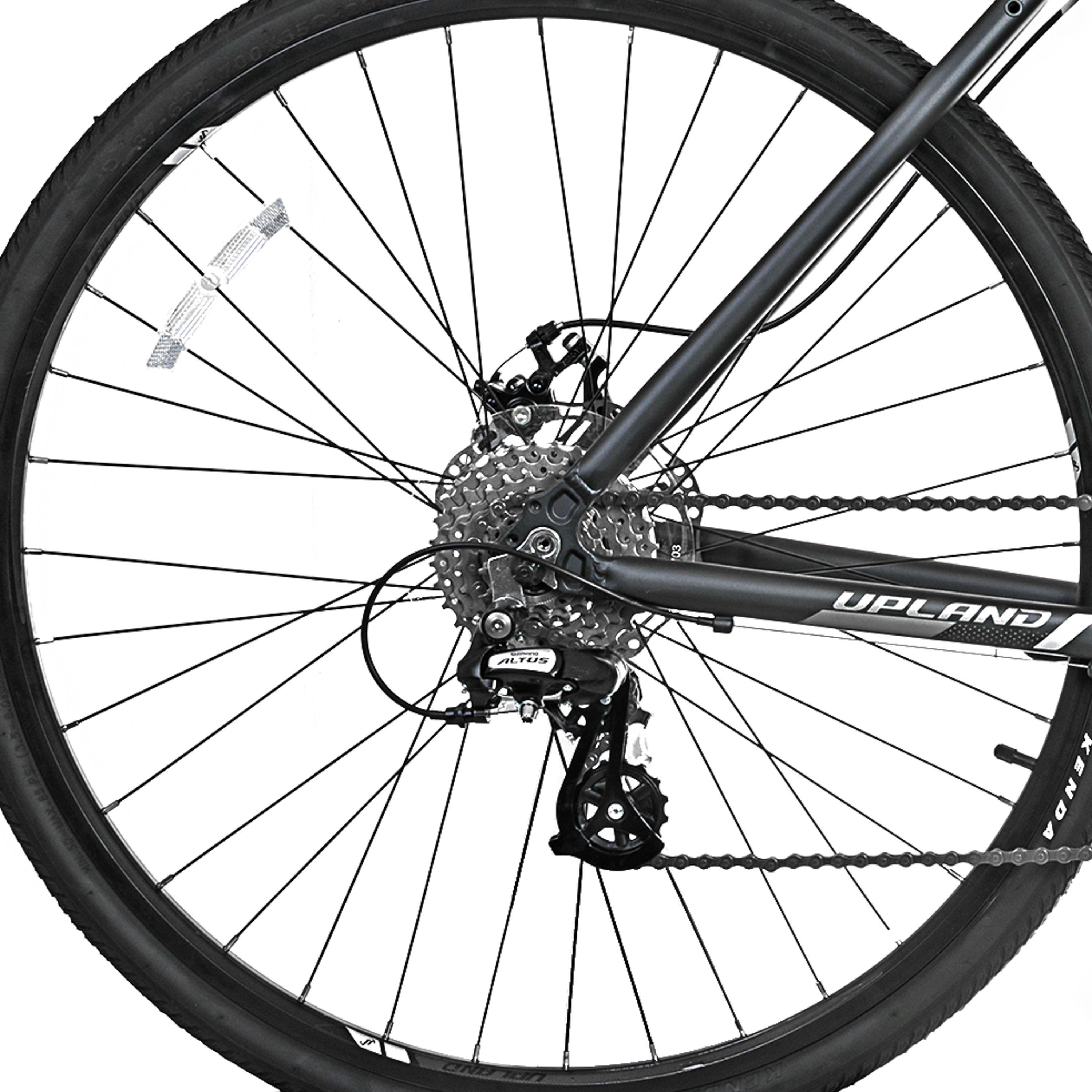 Bicicleta Upland Hibrida L380 Disco Negra-4