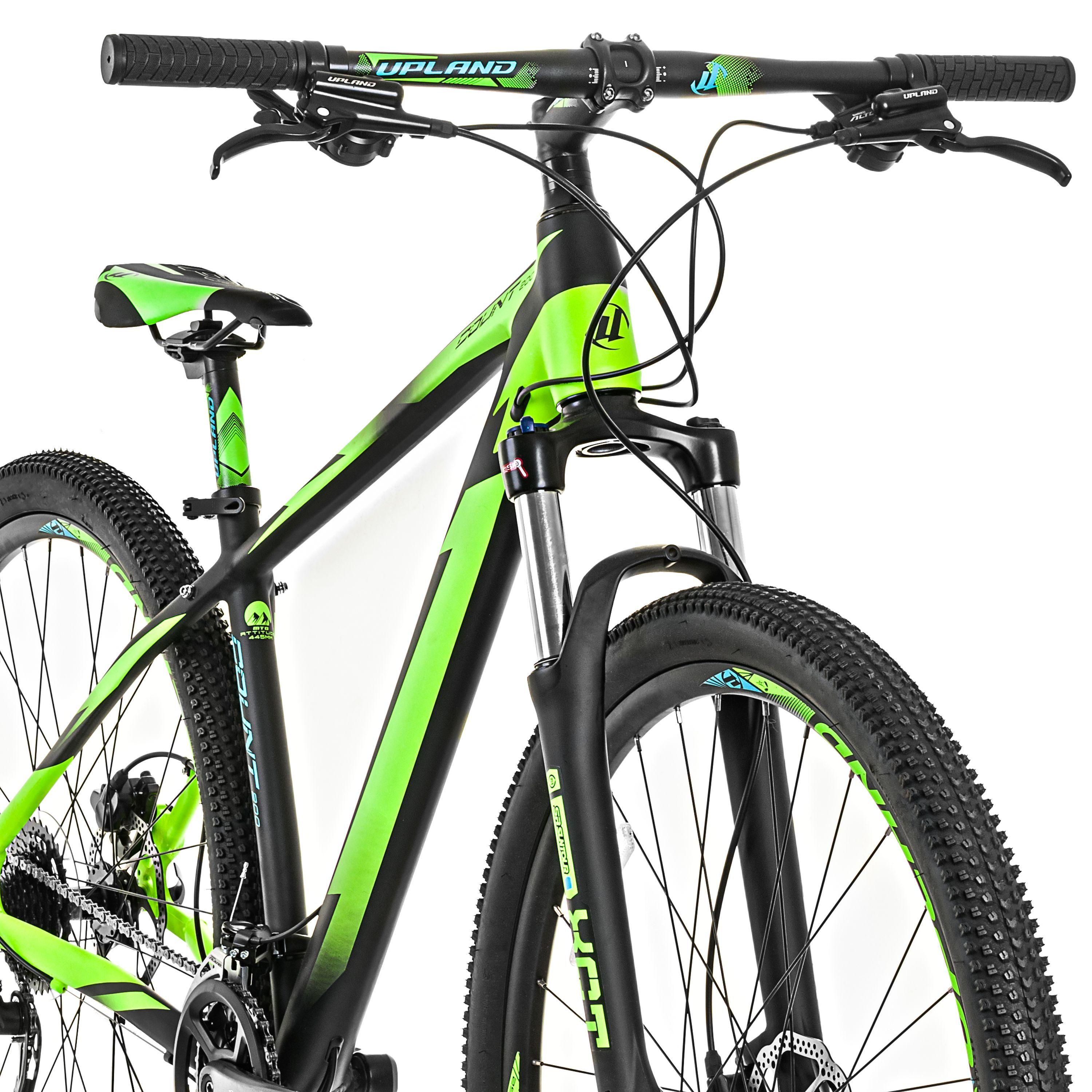 Bicicleta Upland count 200 29 Negra verde-2