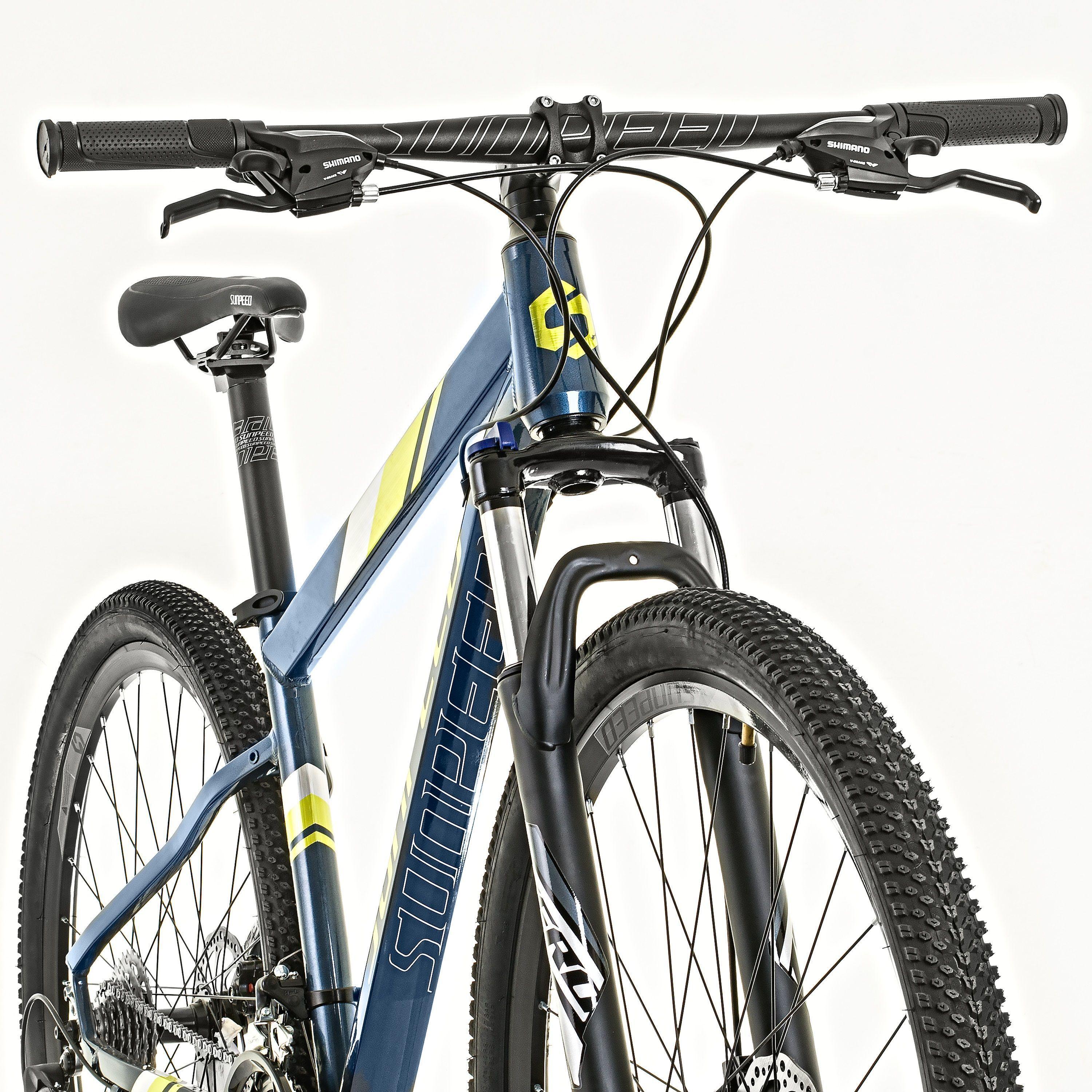 Bicicleta Sunpeed Zero Aro 29 Azul Amarillo-3