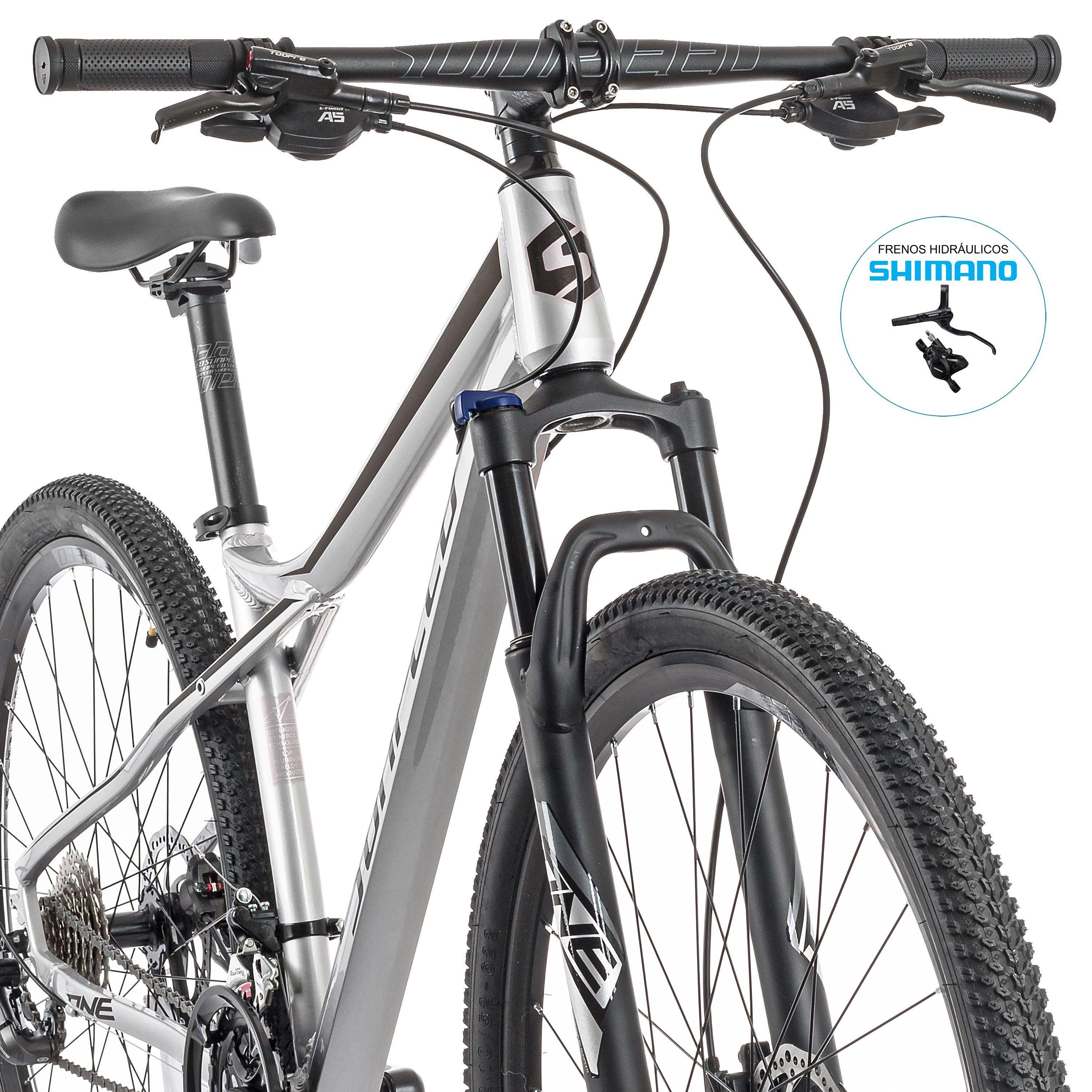 Sunpeed One Shimano MT200 Silver -4