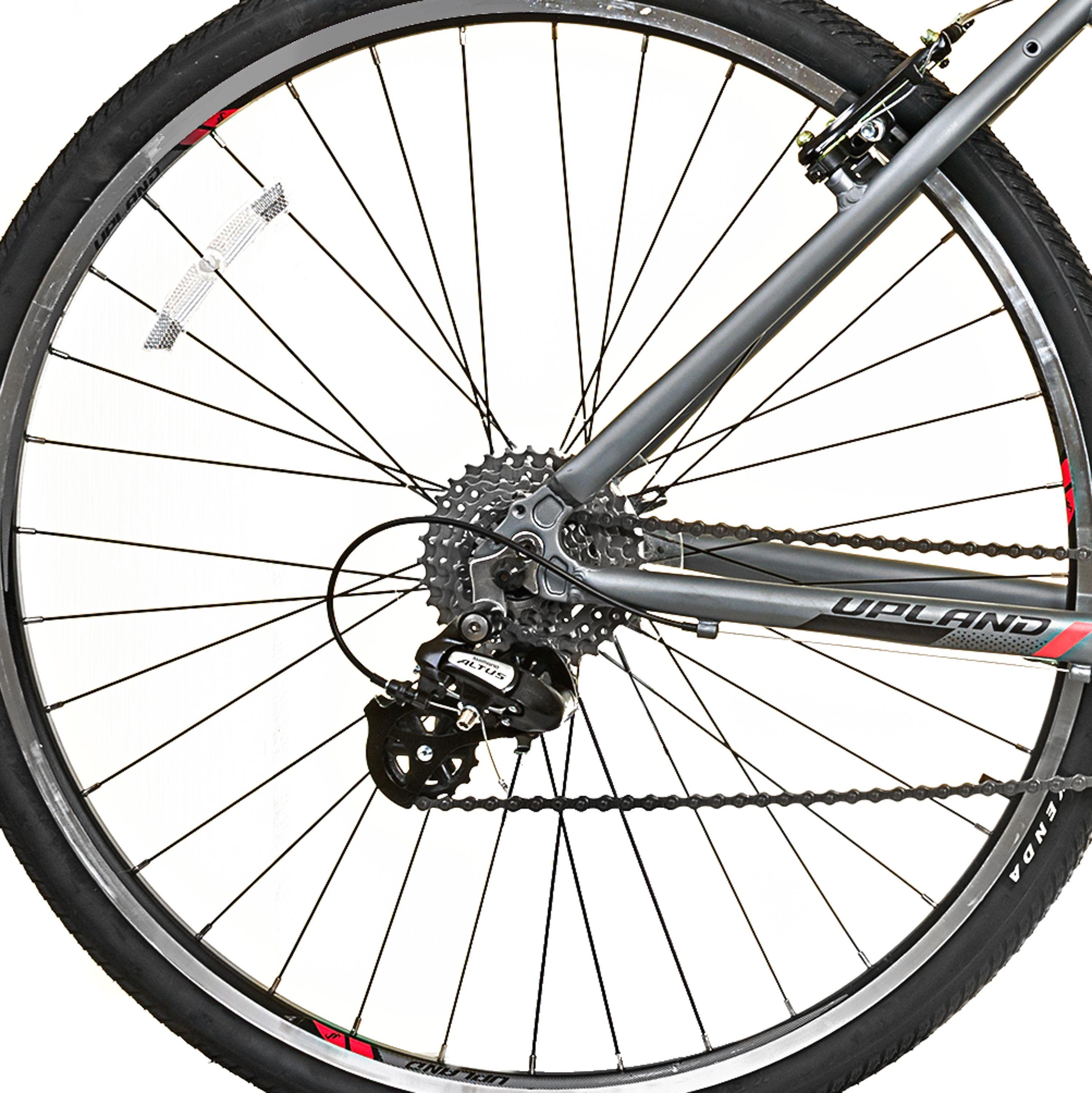 Bicicleta Upland Hibrida L380 Mujer gris-4
