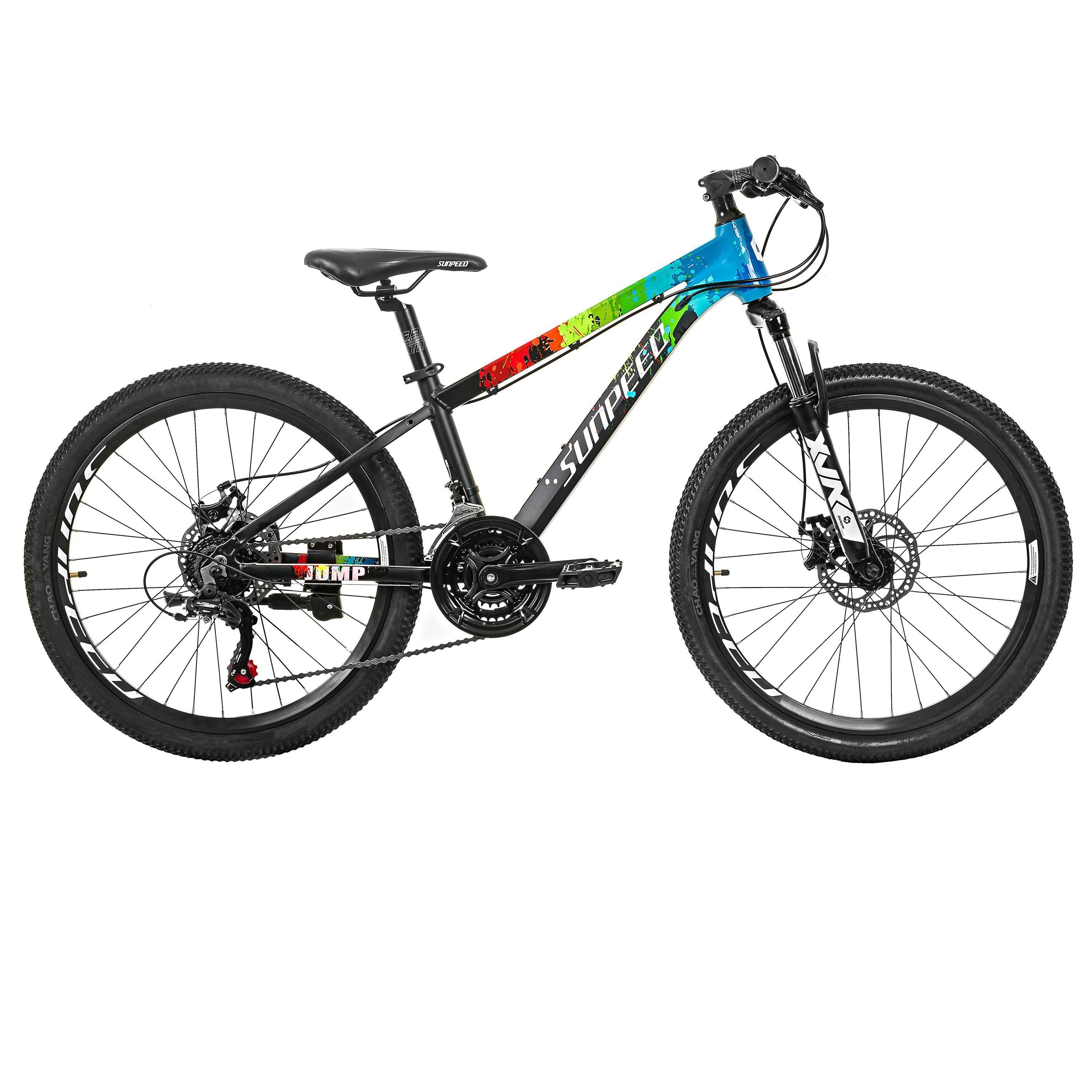 Bicicleta Sunpeed Jump Aro 24 Negra-0