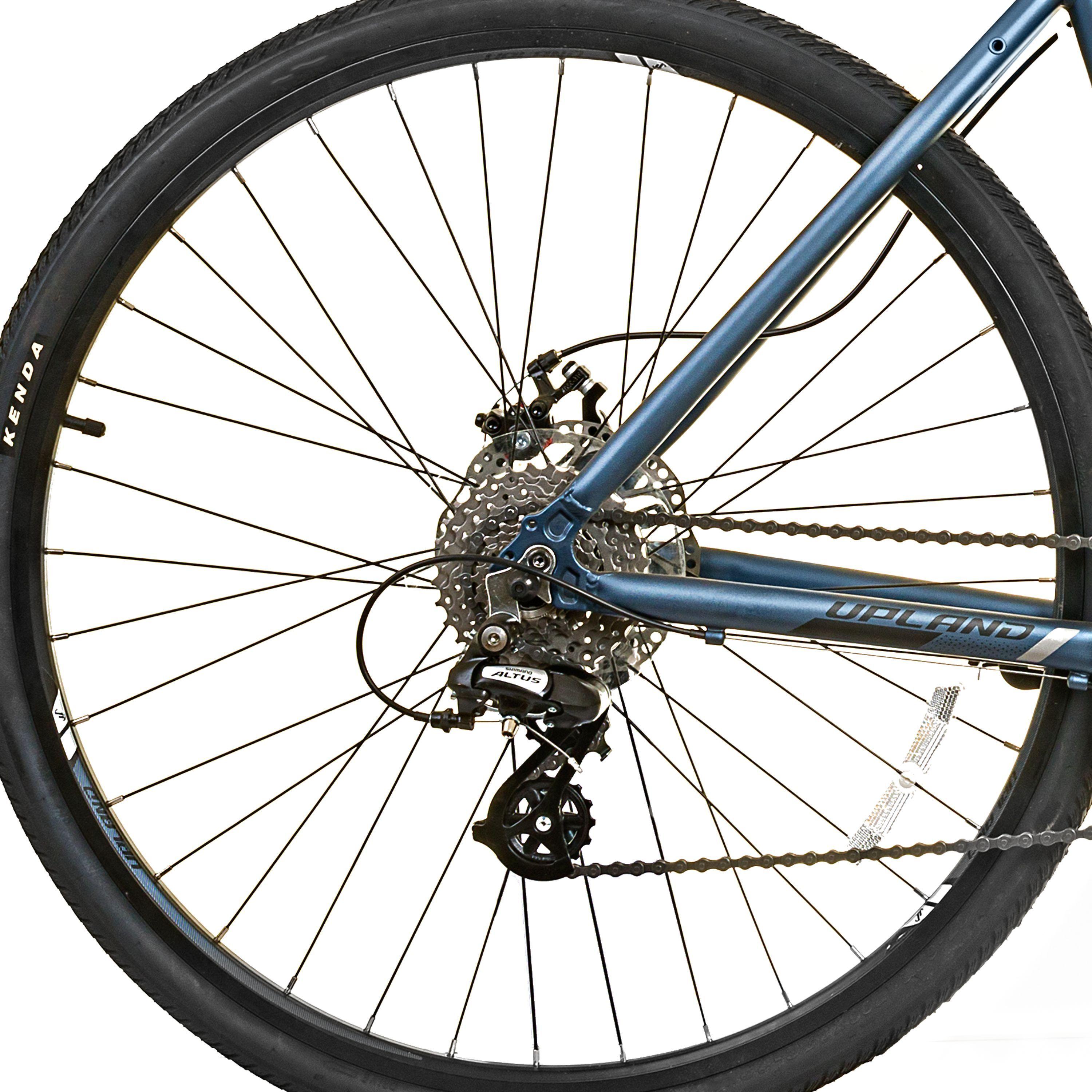 Bicicleta Upland Hibrida L380 Disco Azul-4