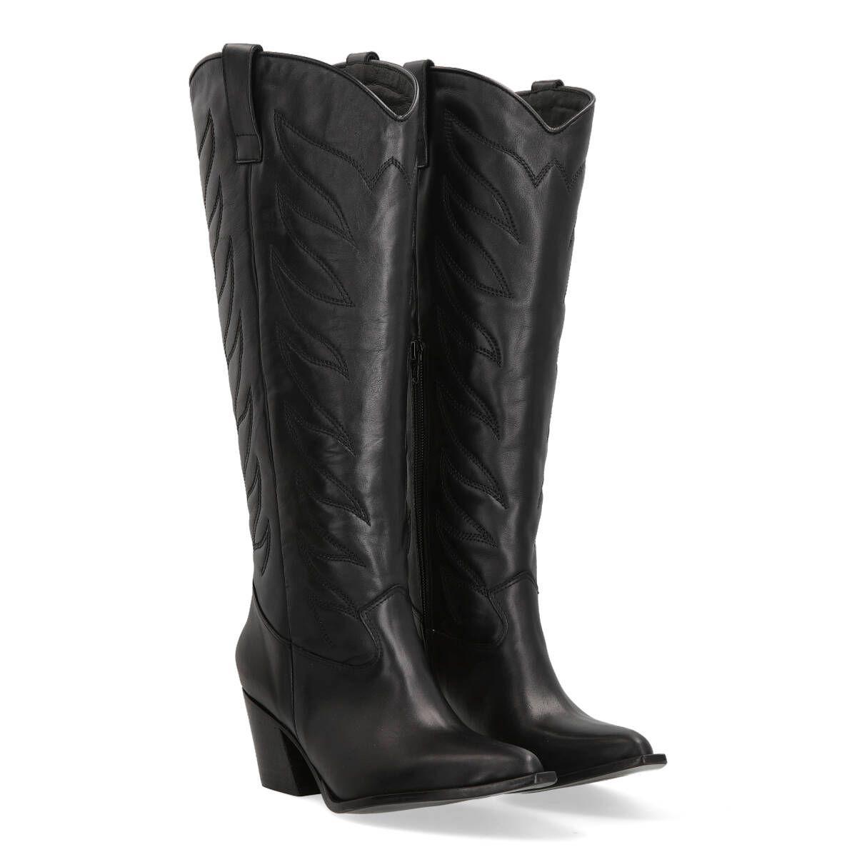 Bota Texana Natacha Jett Negro-2