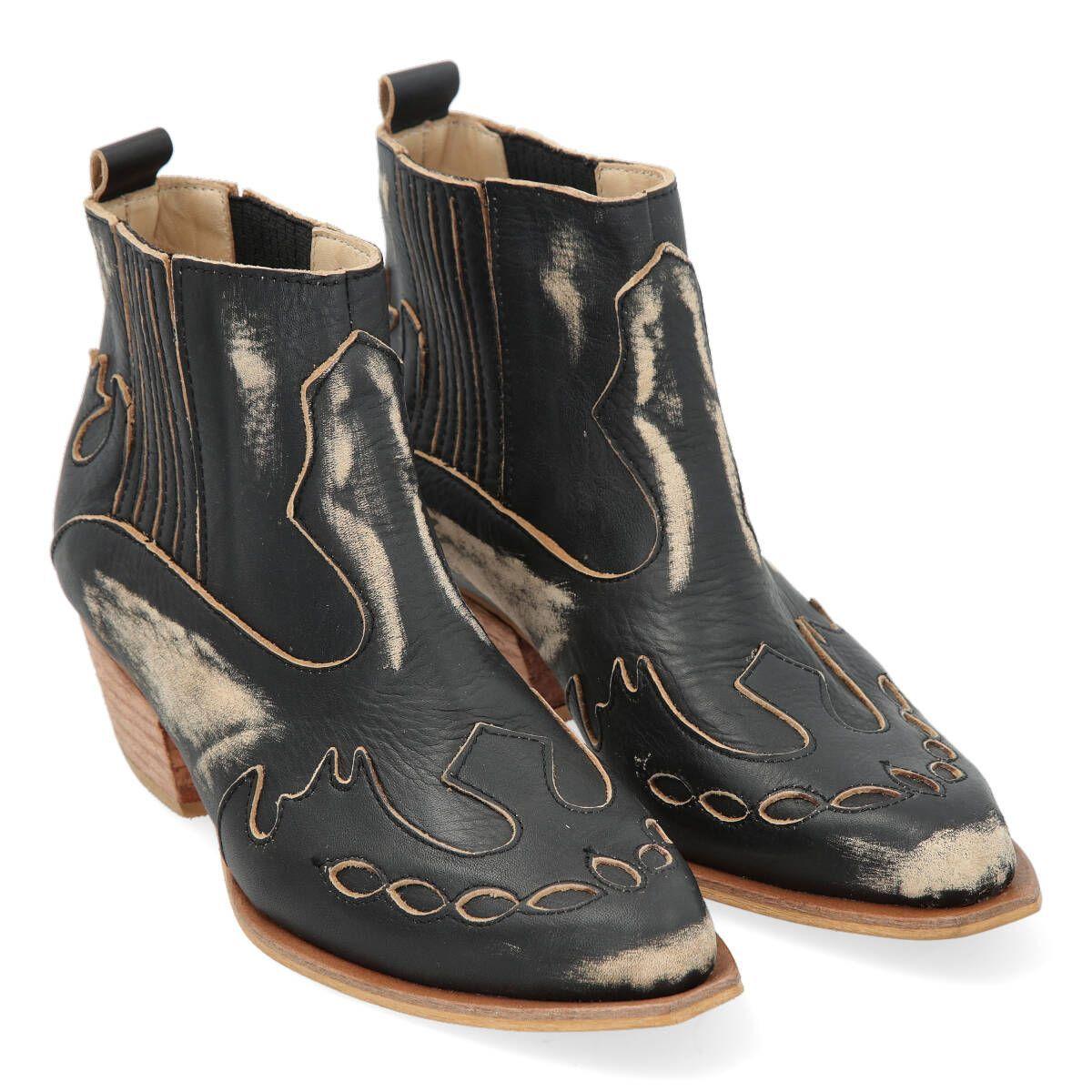 Bota Vaquera Dolly Smoked Black-3