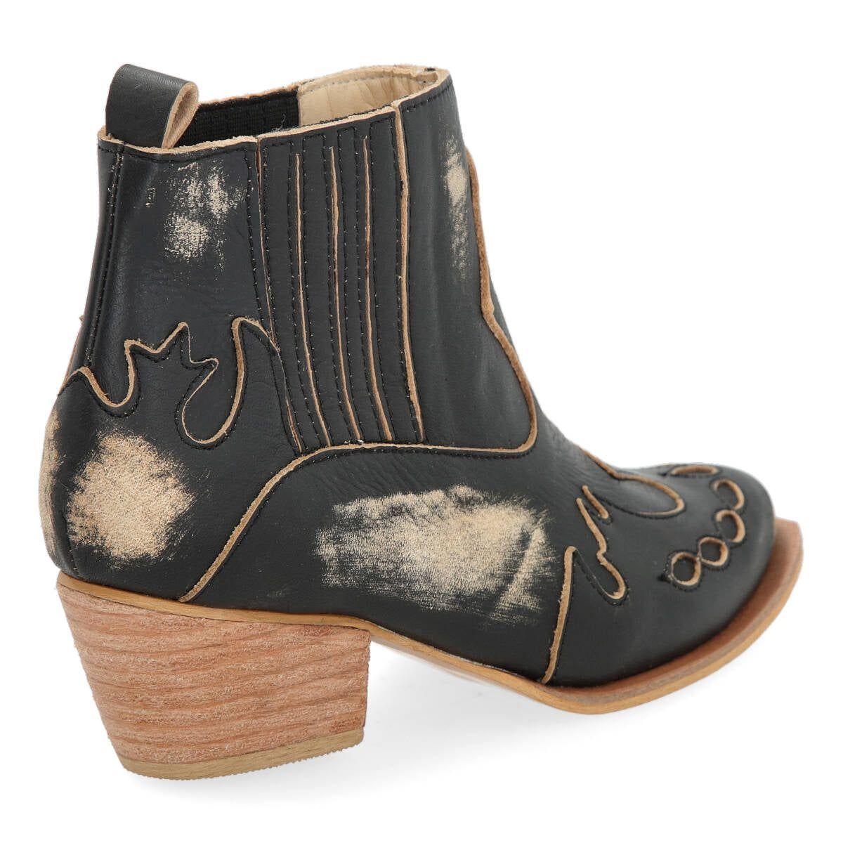 Bota Vaquera Dolly Smoked Black-4