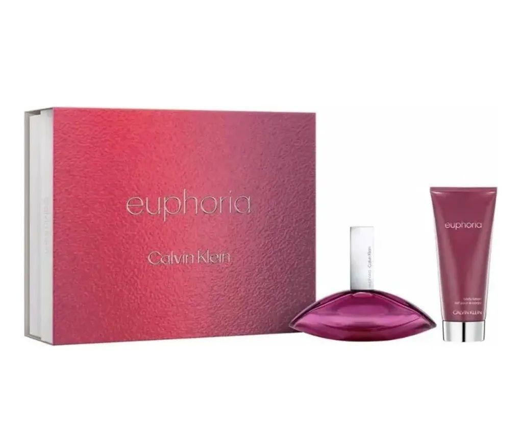 Calvin Klein Euphoria Women Edp 100 Ml + Body Lotion Set -0