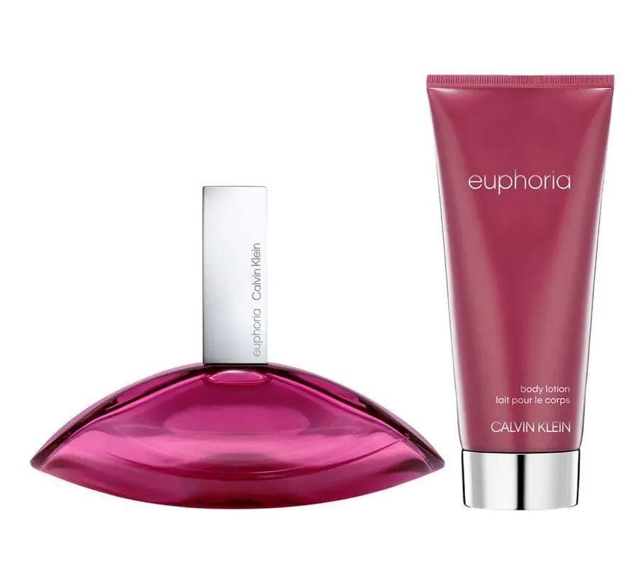 Calvin Klein Euphoria Women Edp 100 Ml + Body Lotion Set -1