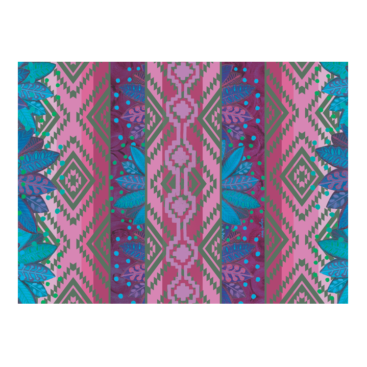 ALFOMBRA VINÍLICA 50 X 70 ARAUCANÍA ROSA-0