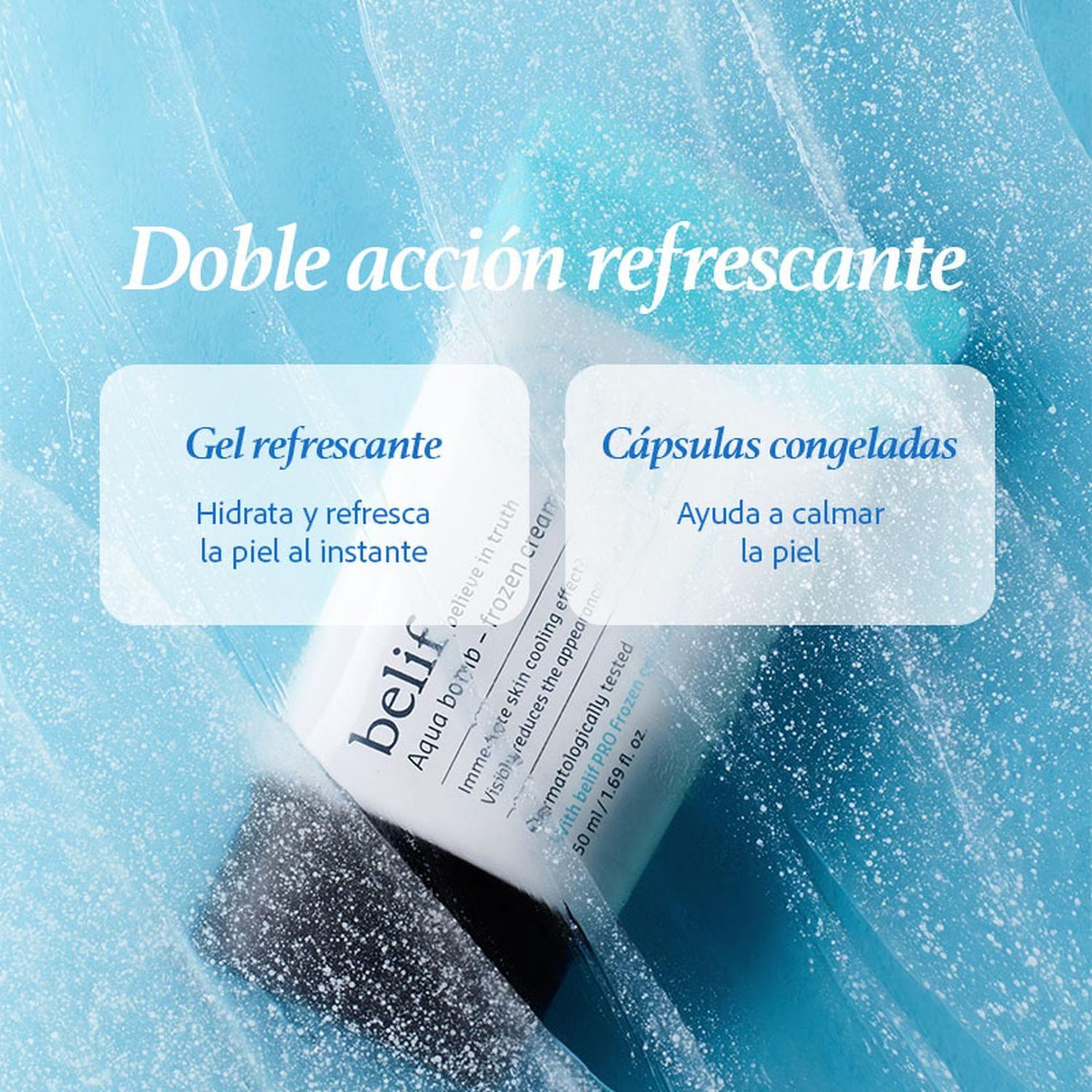 Crema Gel Hidratante Refrescante Belif Aqua Bomb Frozen 50ml-3