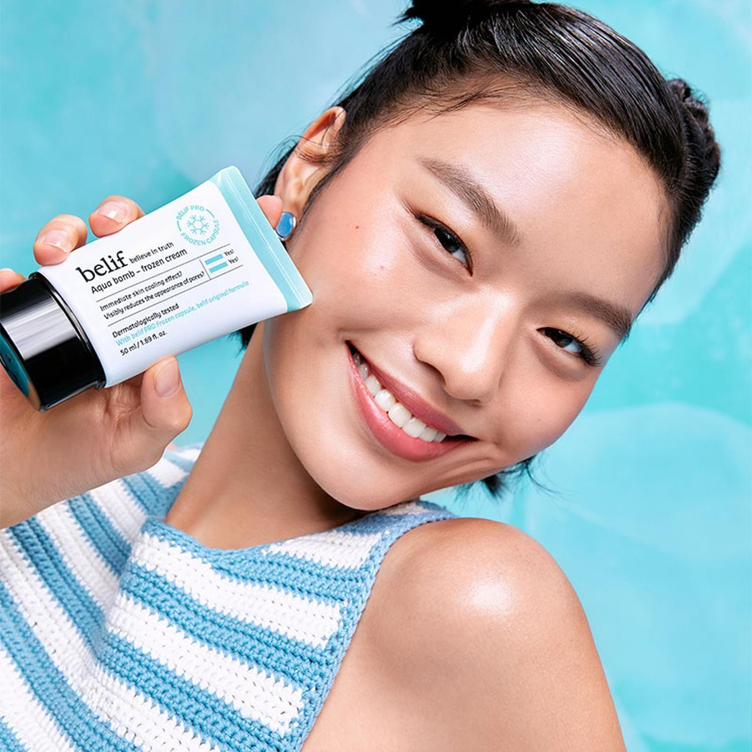 Crema Gel Hidratante Refrescante Belif Aqua Bomb Frozen 50ml-8