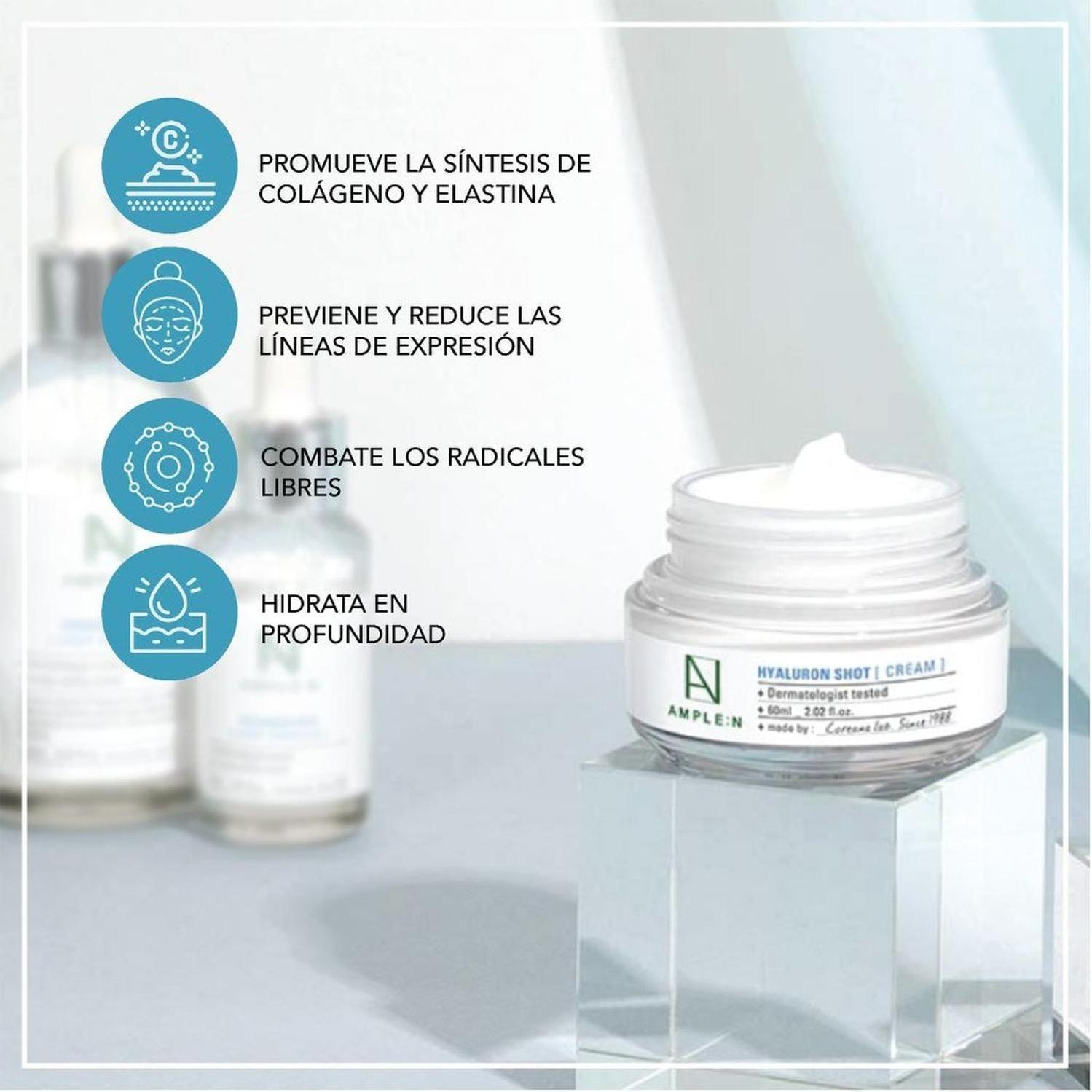 Pack Ácido Hialurónico crema rostro 60 ml + crema contorno de ojos 25 ml-2