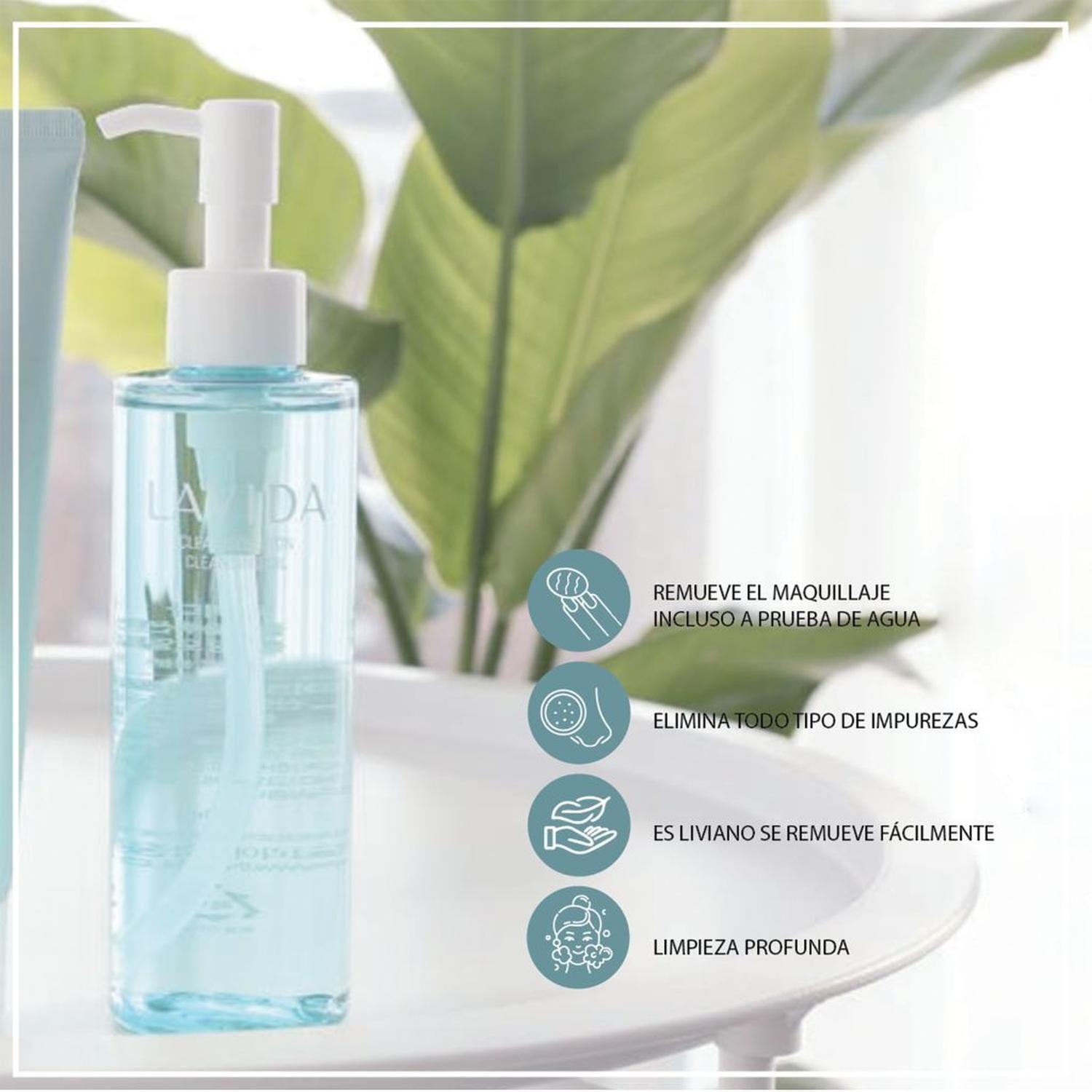 Limpiador Facial Oleoso LAVIDA 200 ml-2
