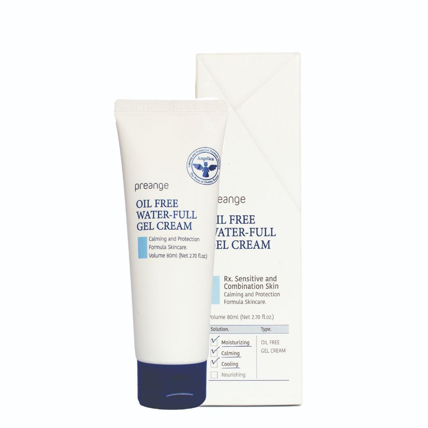 Crema Facial Hidratante PREANGE Gel Libre de Aceite 80ml-7