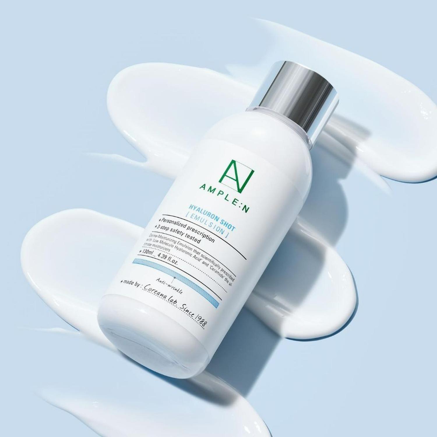 Crema Facial Fluida Hidratante AMPLEN Ácido Hialurónico 130ml-3