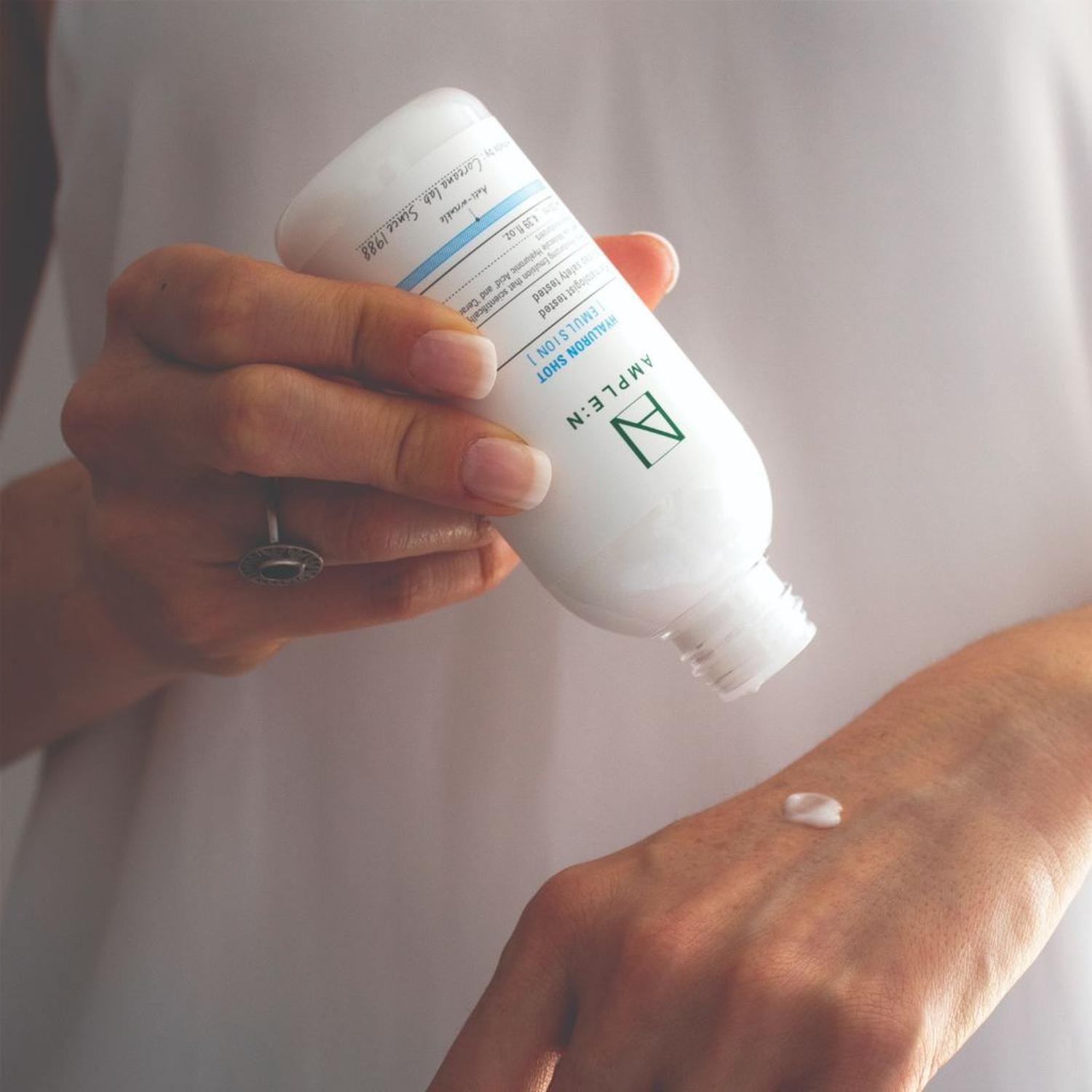 Crema Facial Fluida Hidratante AMPLEN Ácido Hialurónico 130ml-4