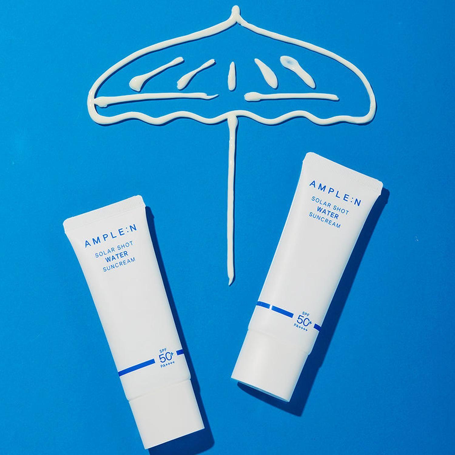 Protector Solar SPF 50PA++++ Crema Gel AMPLEN Ácido Hialurónico 40ml-4