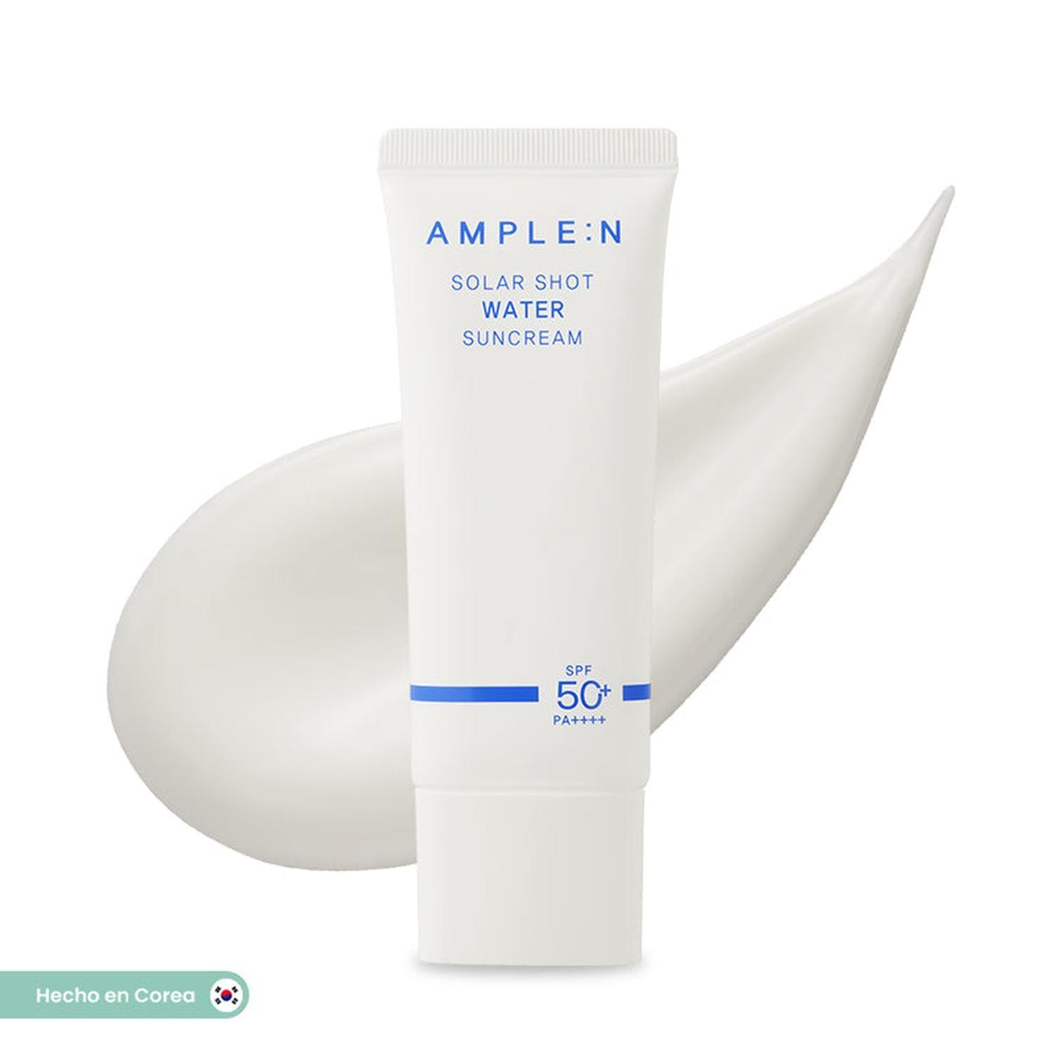 Protector Solar SPF 50PA++++ Crema Gel AMPLEN Ácido Hialurónico 40ml-9