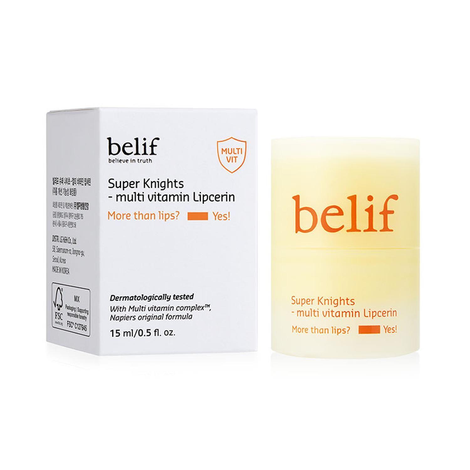 Bálsamo Labial Multivitamínico Reparador Belif Super Knights Lipcerin-9