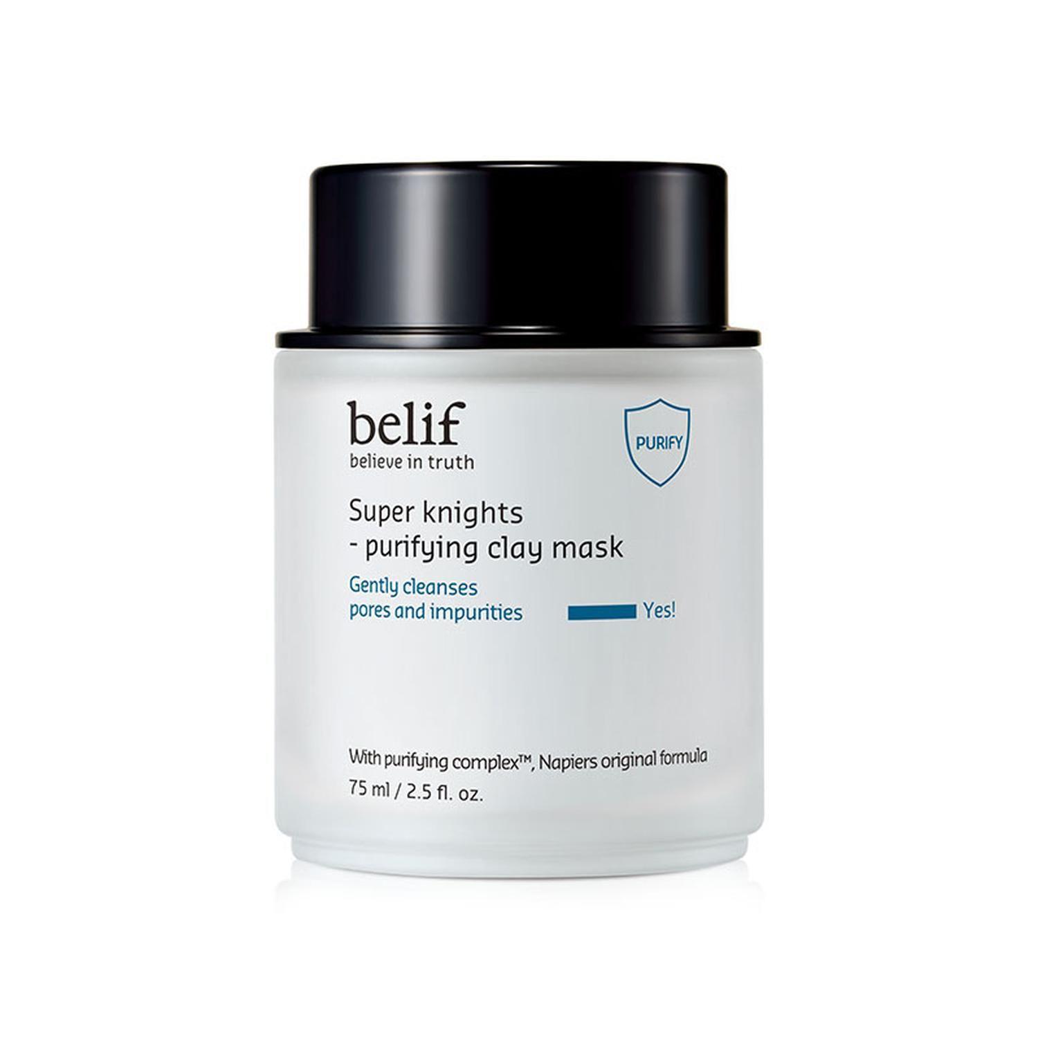 Mascarilla Facial Nocturna Belif Purificante de Arcilla 75ML-3