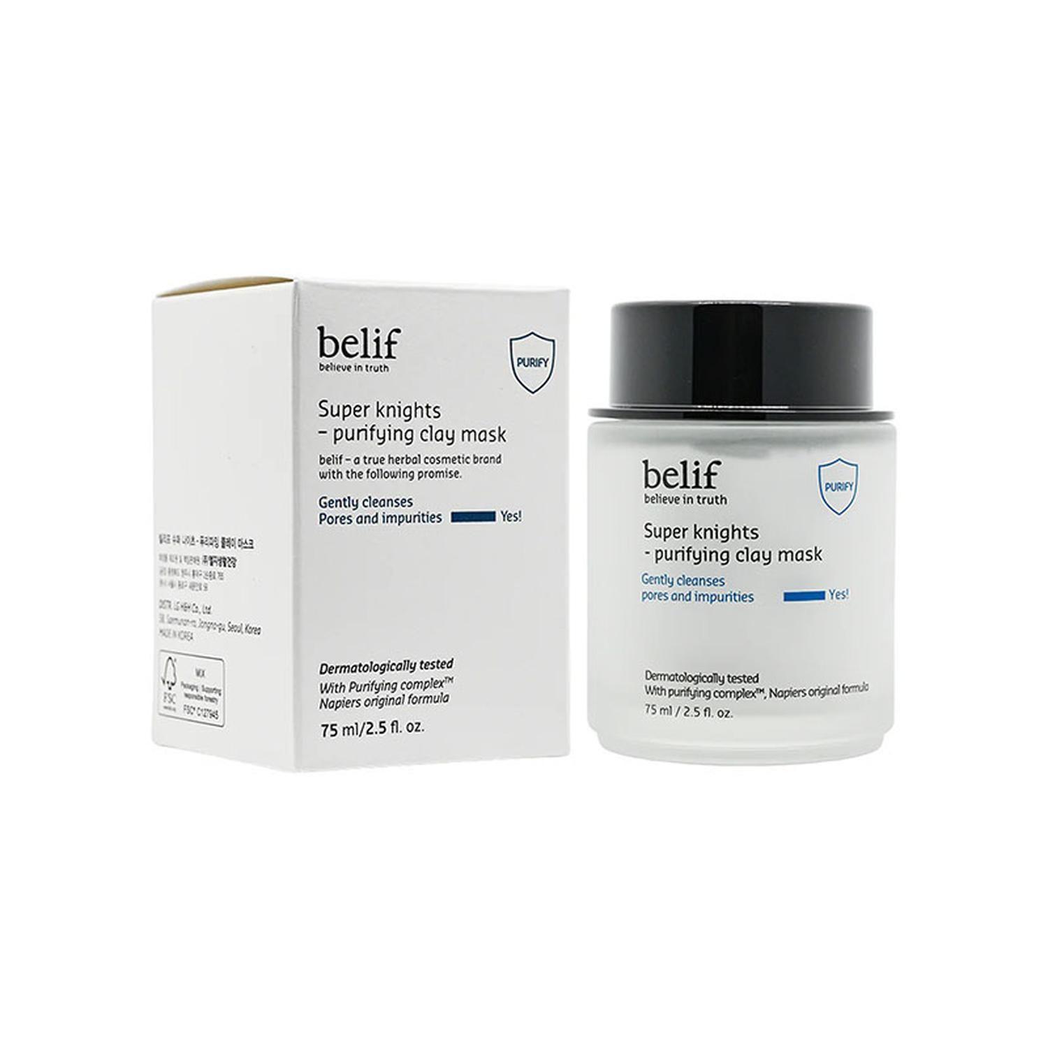 Mascarilla Facial Nocturna Belif Purificante de Arcilla 75ML-4