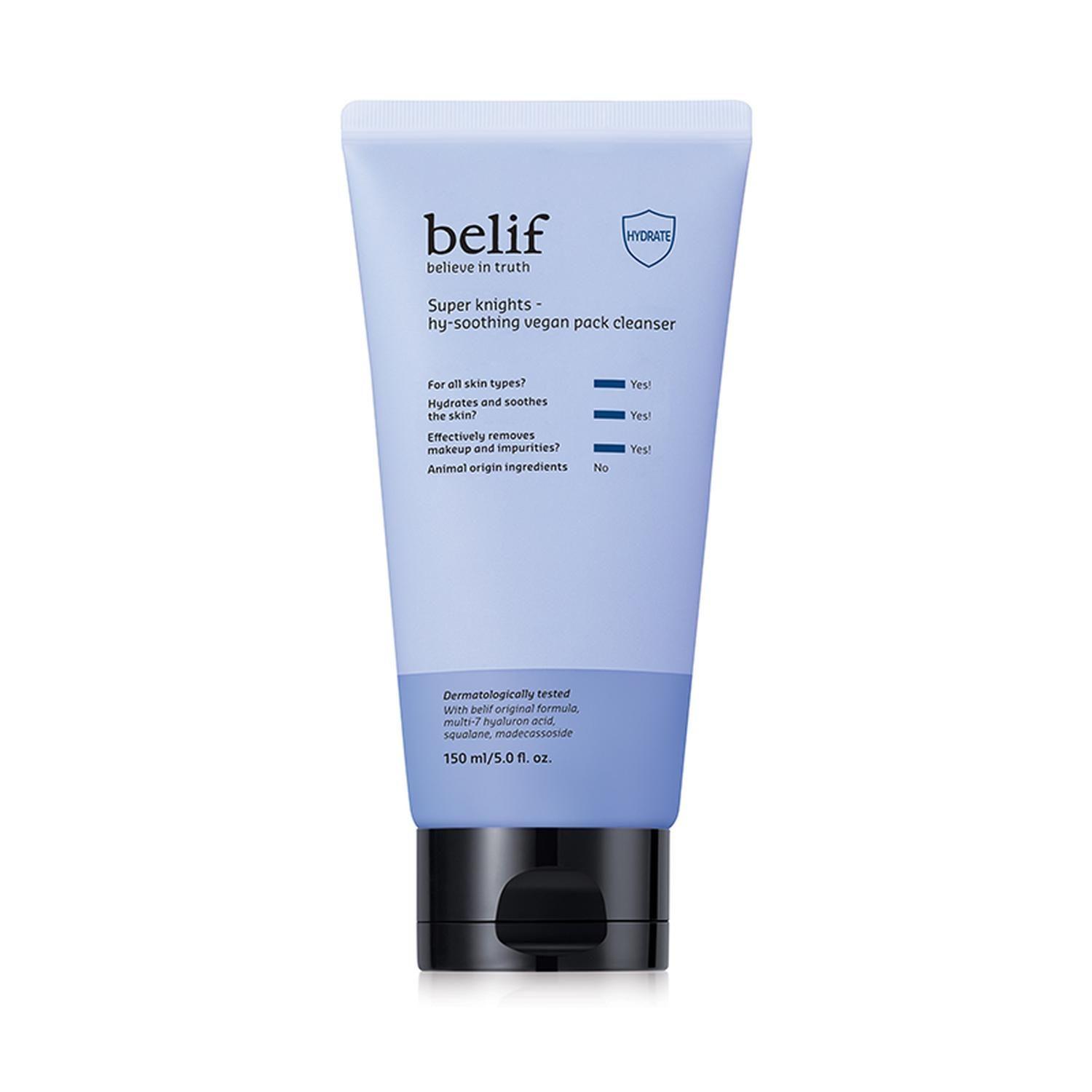 Limpiador Facial Vegano Belif Super Knights Hidratante 150ML-3