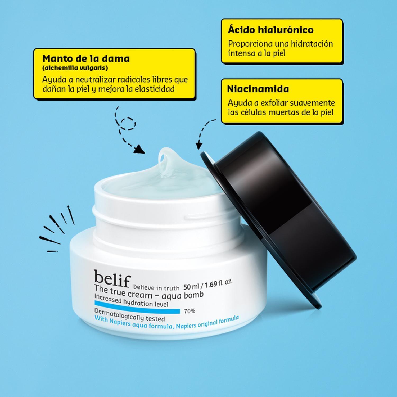 Crema Facial Hidratante en Gel Ligera Belif Aqua Bomb 50 ML-3
