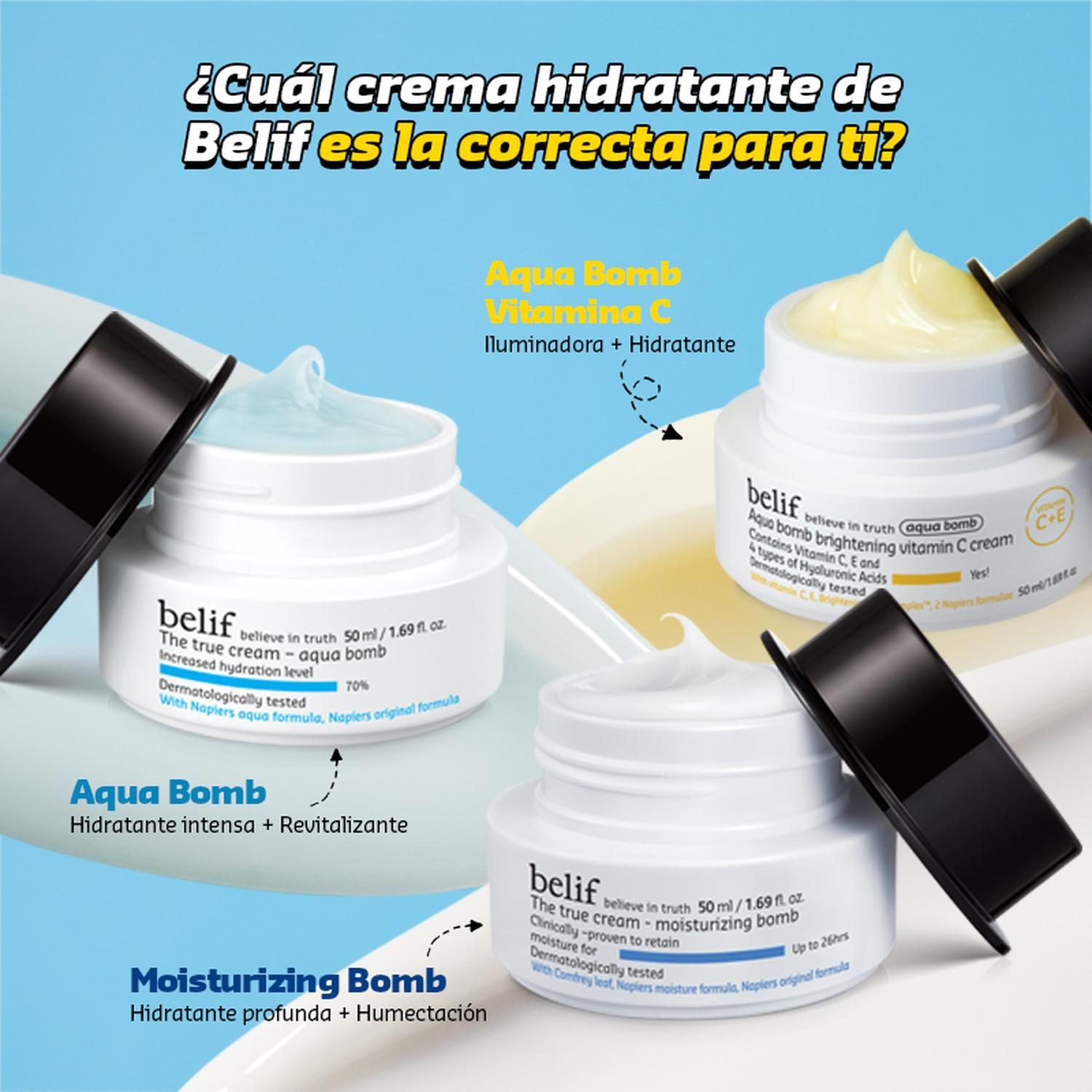 Crema Facial Hidratante en Gel Ligera Belif Aqua Bomb 50 ML-6