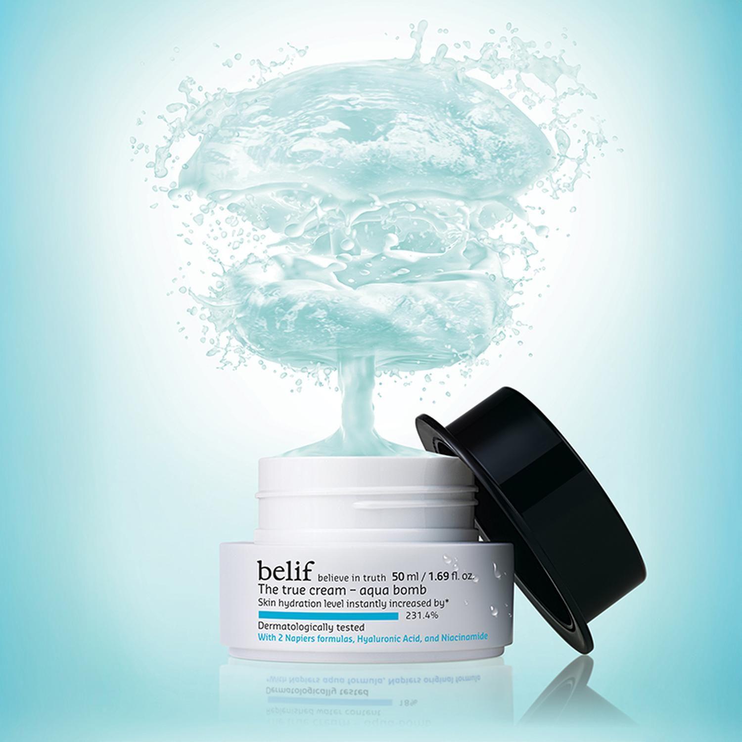 Crema Facial Hidratante en Gel Ligera Belif Aqua Bomb 50 ML-7