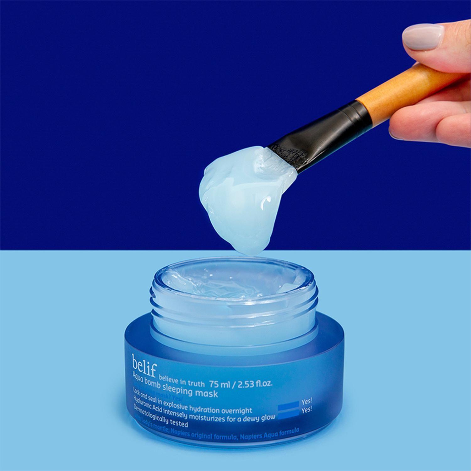 Mascarilla Facial Hidratante Nocturna Belif Aqua Bomb 75ML-3