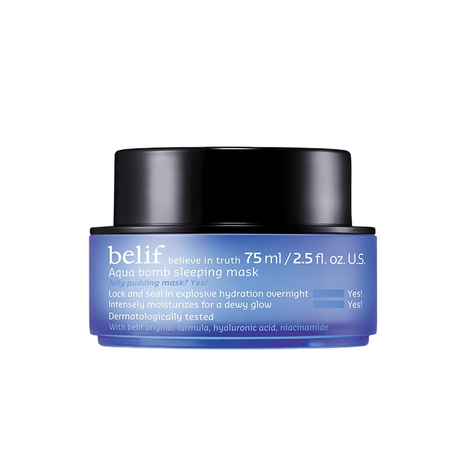 Mascarilla Facial Hidratante Nocturna Belif Aqua Bomb 75ML-4