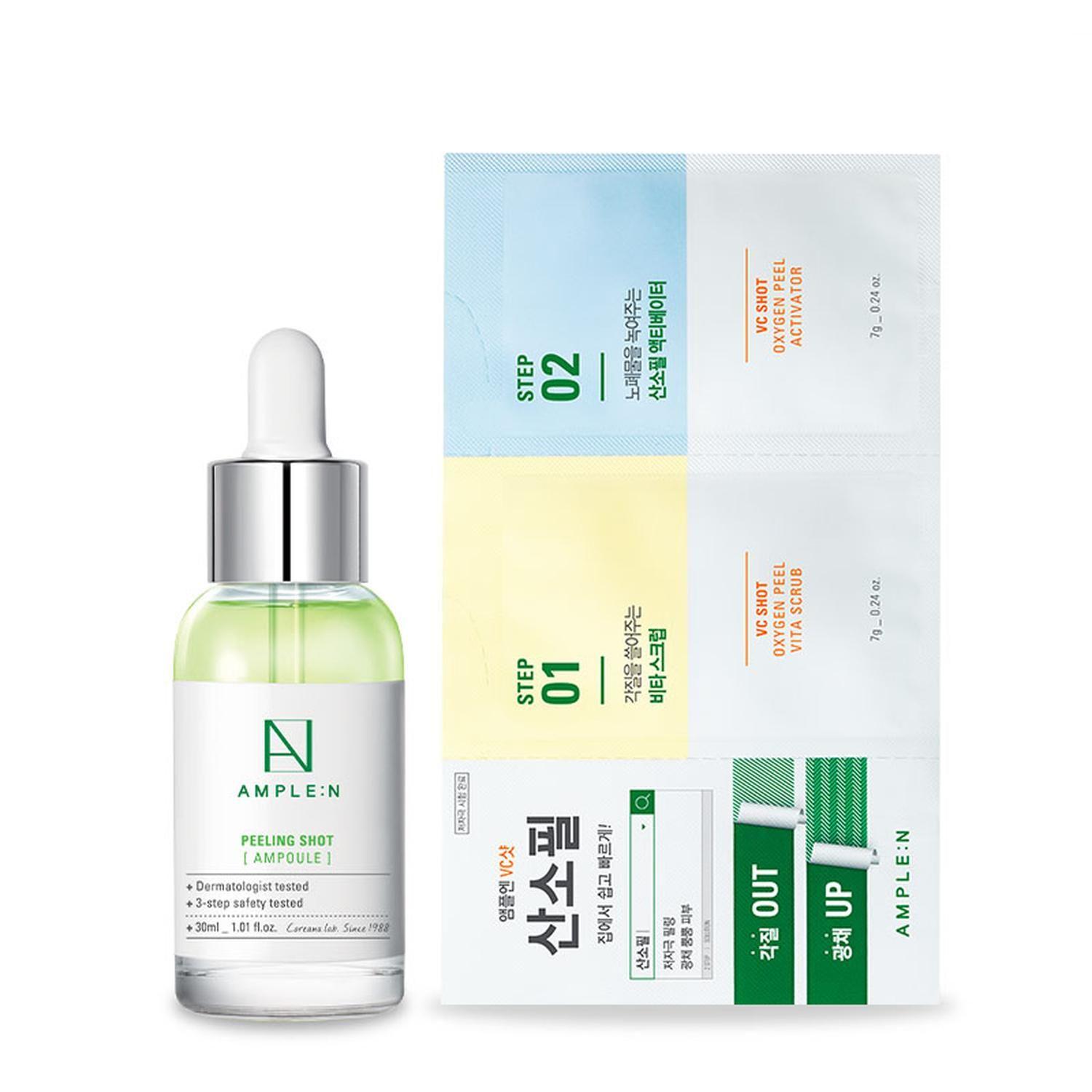 Pack Adiós Manchas AMPLEN Sérum Exfoliante + Máscara Oxígeno-0