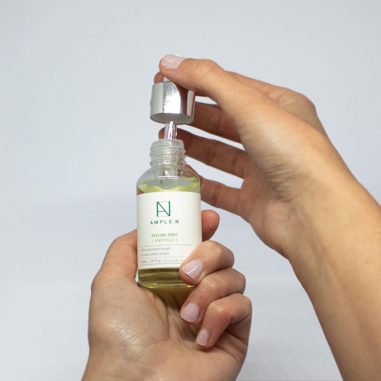 Sérum Facial Exfoliante Peeling AMPLEN de AHA, BHA, PHA 30ml-4