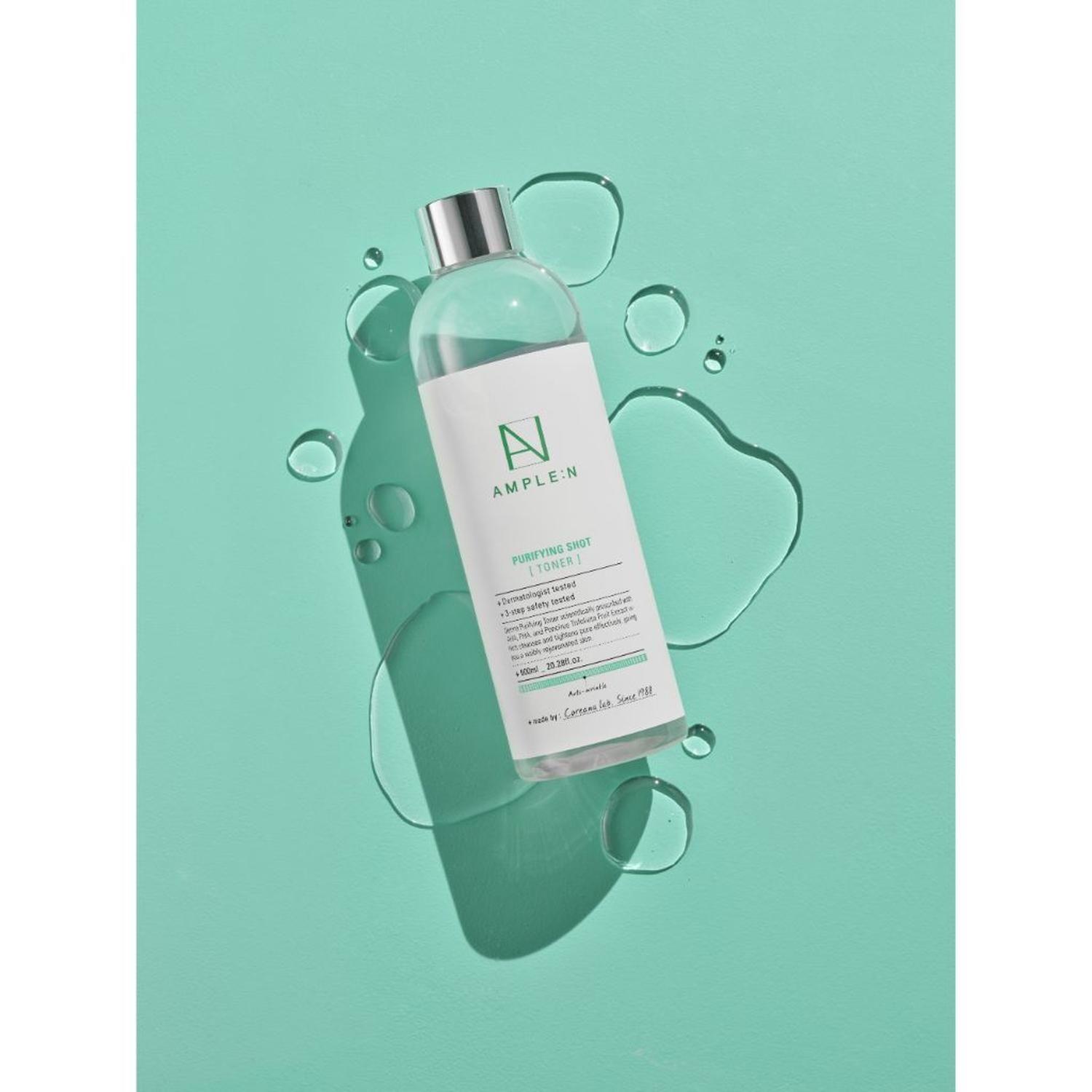 Tónico Facial Astringente AMPLEN  AHA y BHA 600ml-3