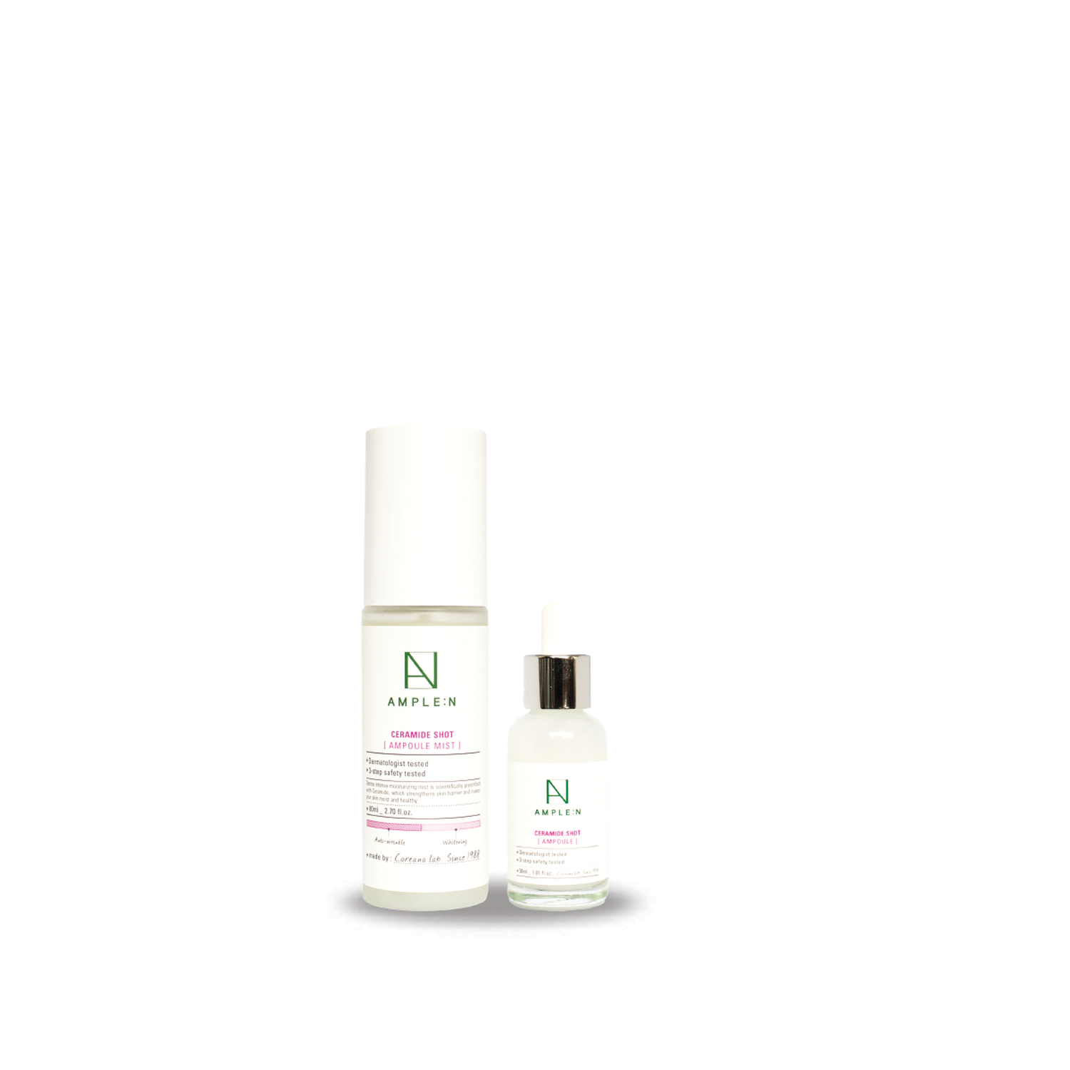 Pack Hidratante Ceramidas AMPLEN Sérum + Mist Coréana-0