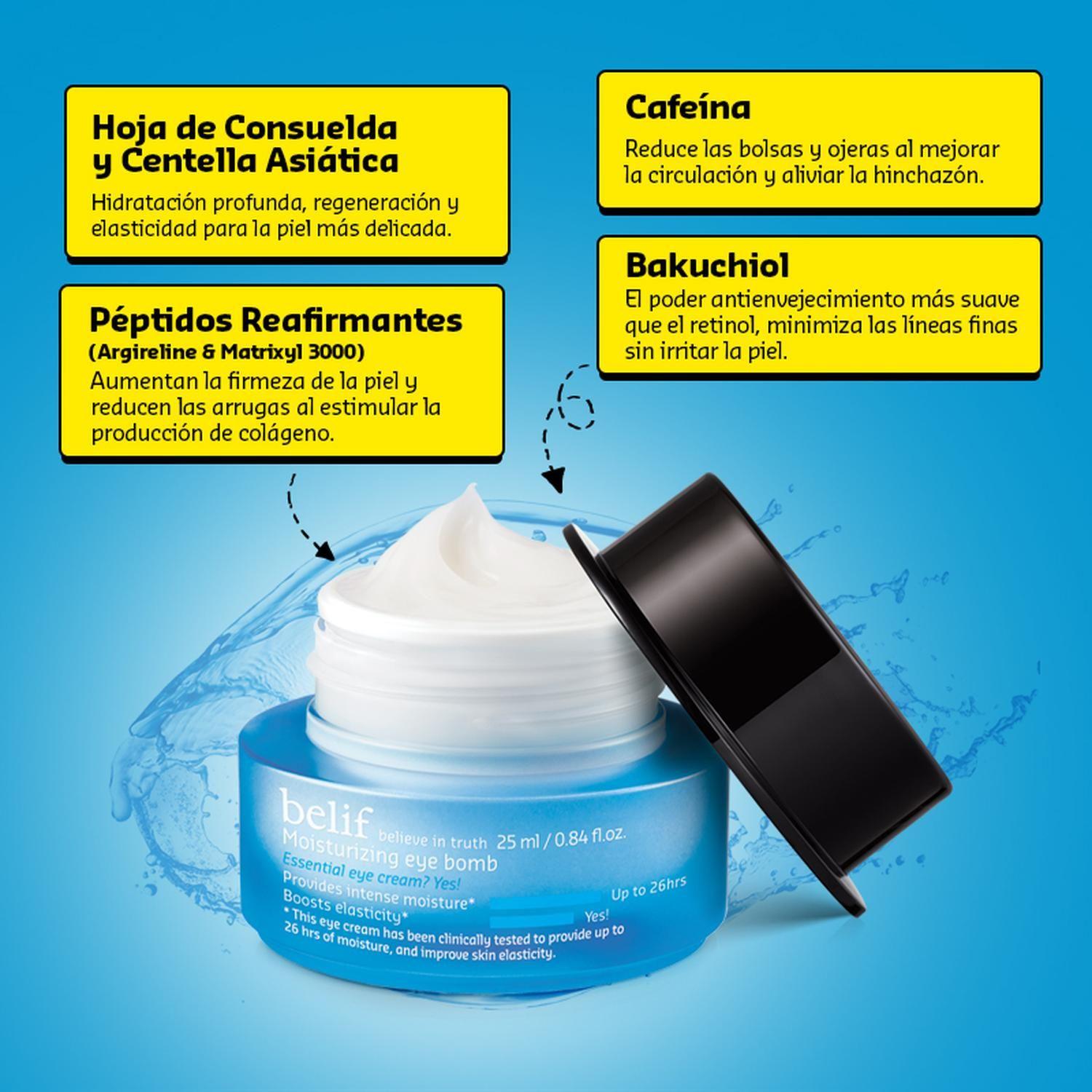 Contorno de Ojos Reafirmante Belif Moisturizing Bomb 25 ML-5