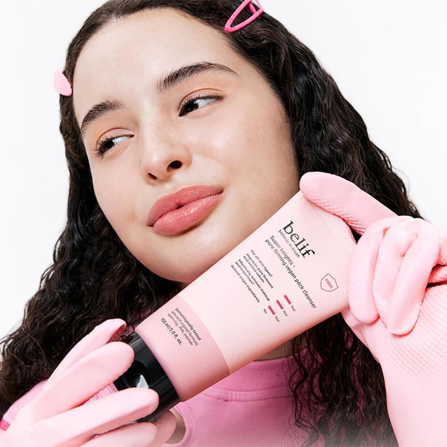 Limpiador Facial Vegano Belif Refinador de Poros 150ML Super Knights-3